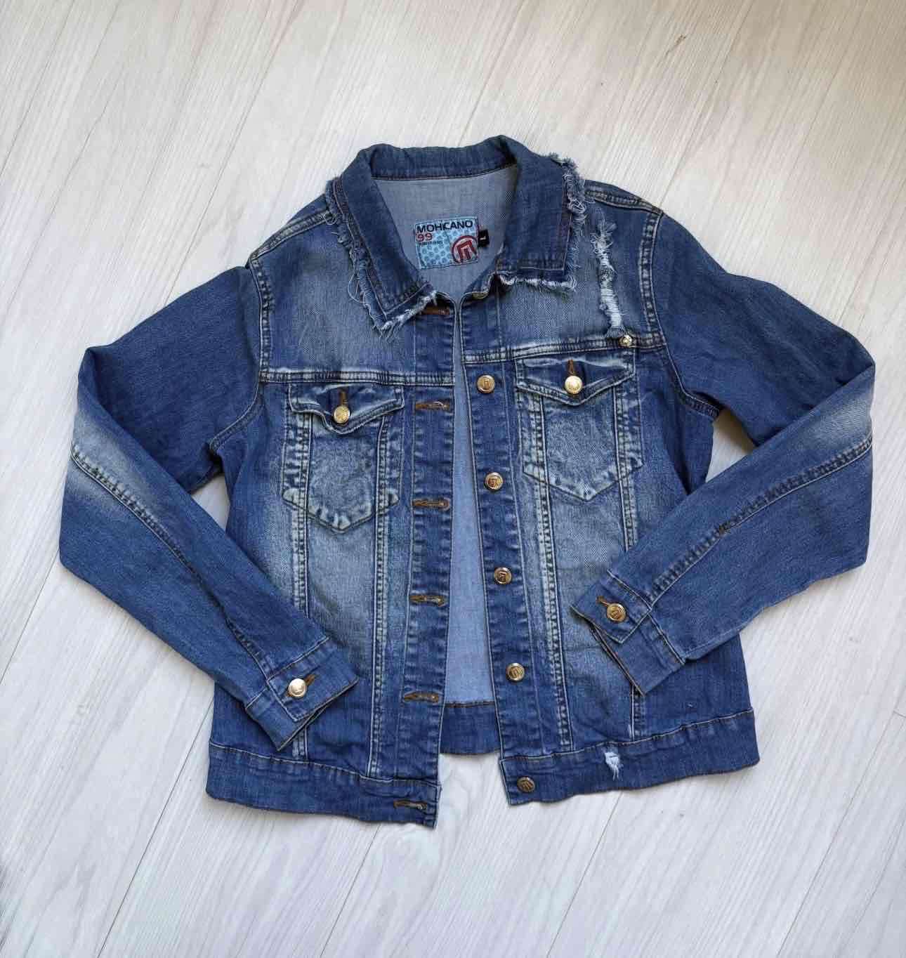 Chaqueta de mezclilla desgastada Mohicano - miniatura 1