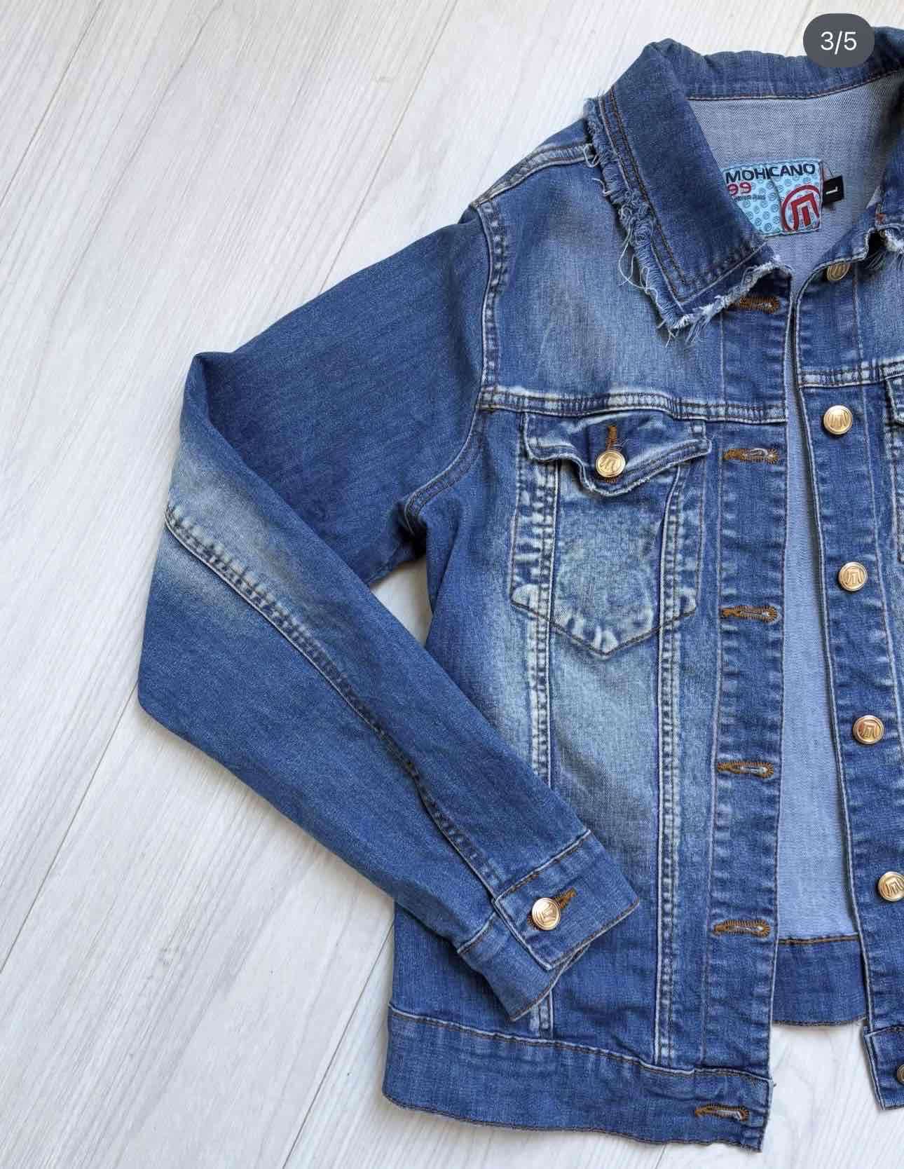 Chaqueta de mezclilla desgastada Mohicano - miniatura 2