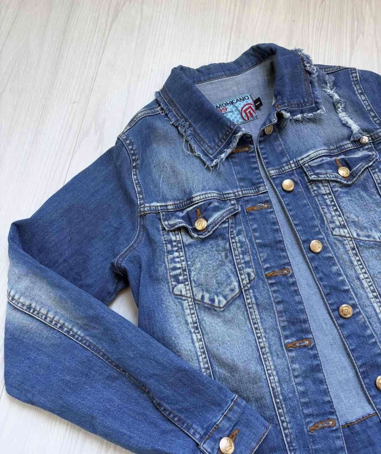 Chaqueta de mezclilla desgastada Mohicano - miniatura 3