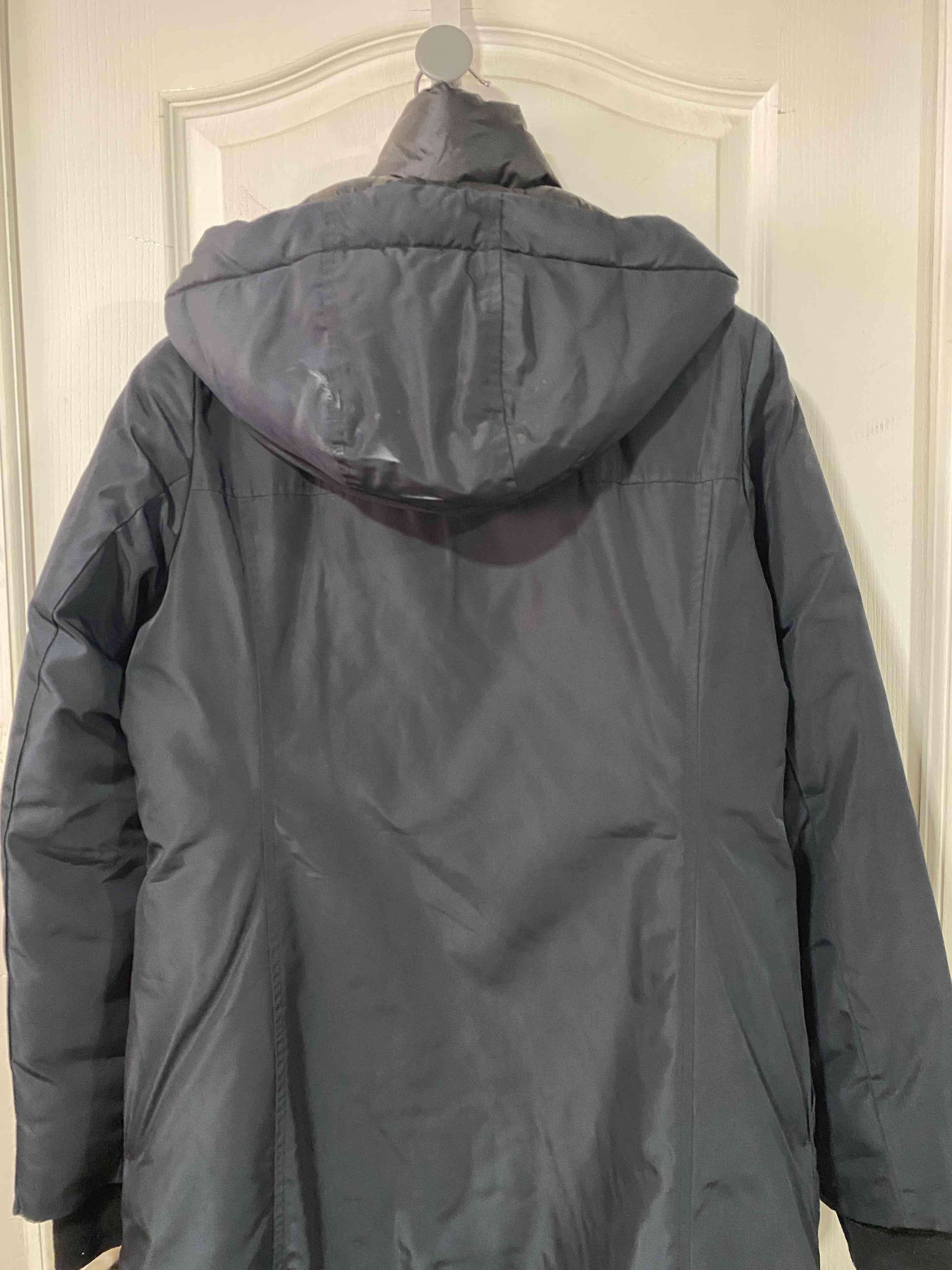 Parka azul marino larga americana - 3