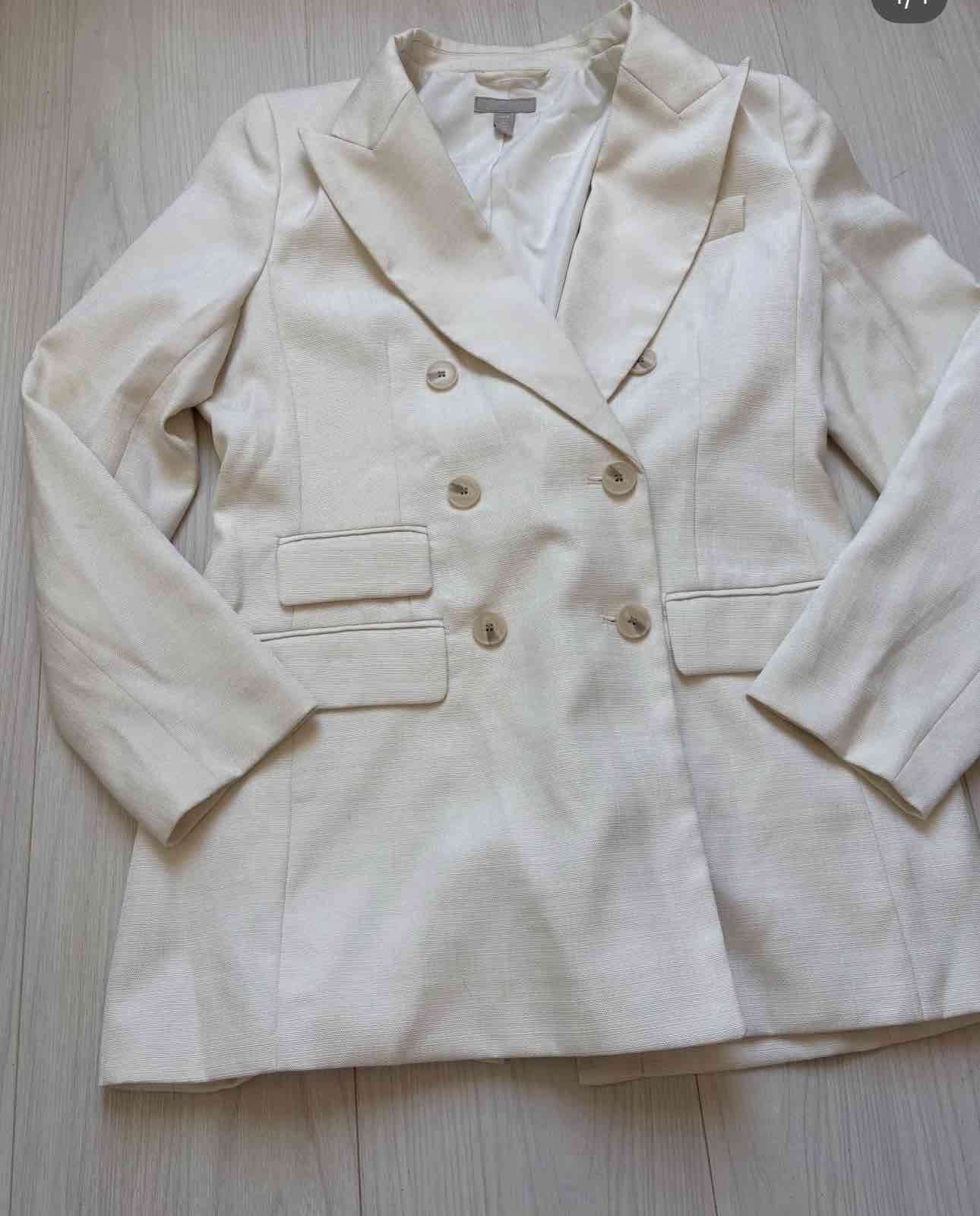 Blazer blanco elegante H&M - miniatura 2