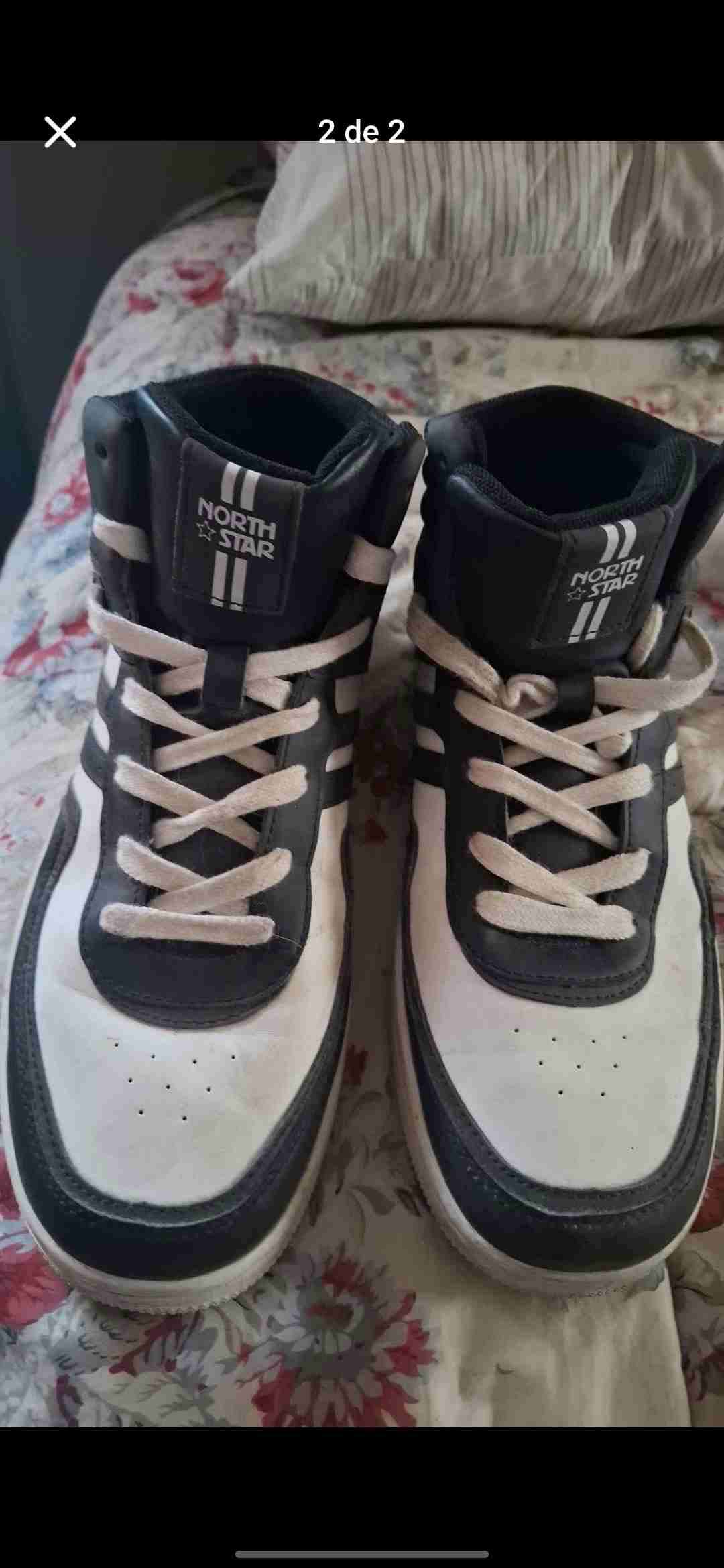 Zapatillas North Star blanco y negro - miniatura 1