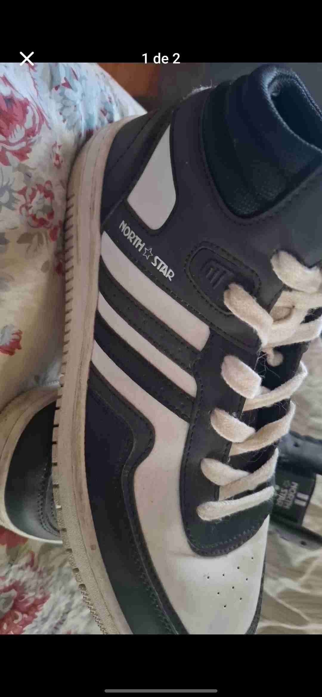 Zapatillas North Star blanco y negro - miniatura 2