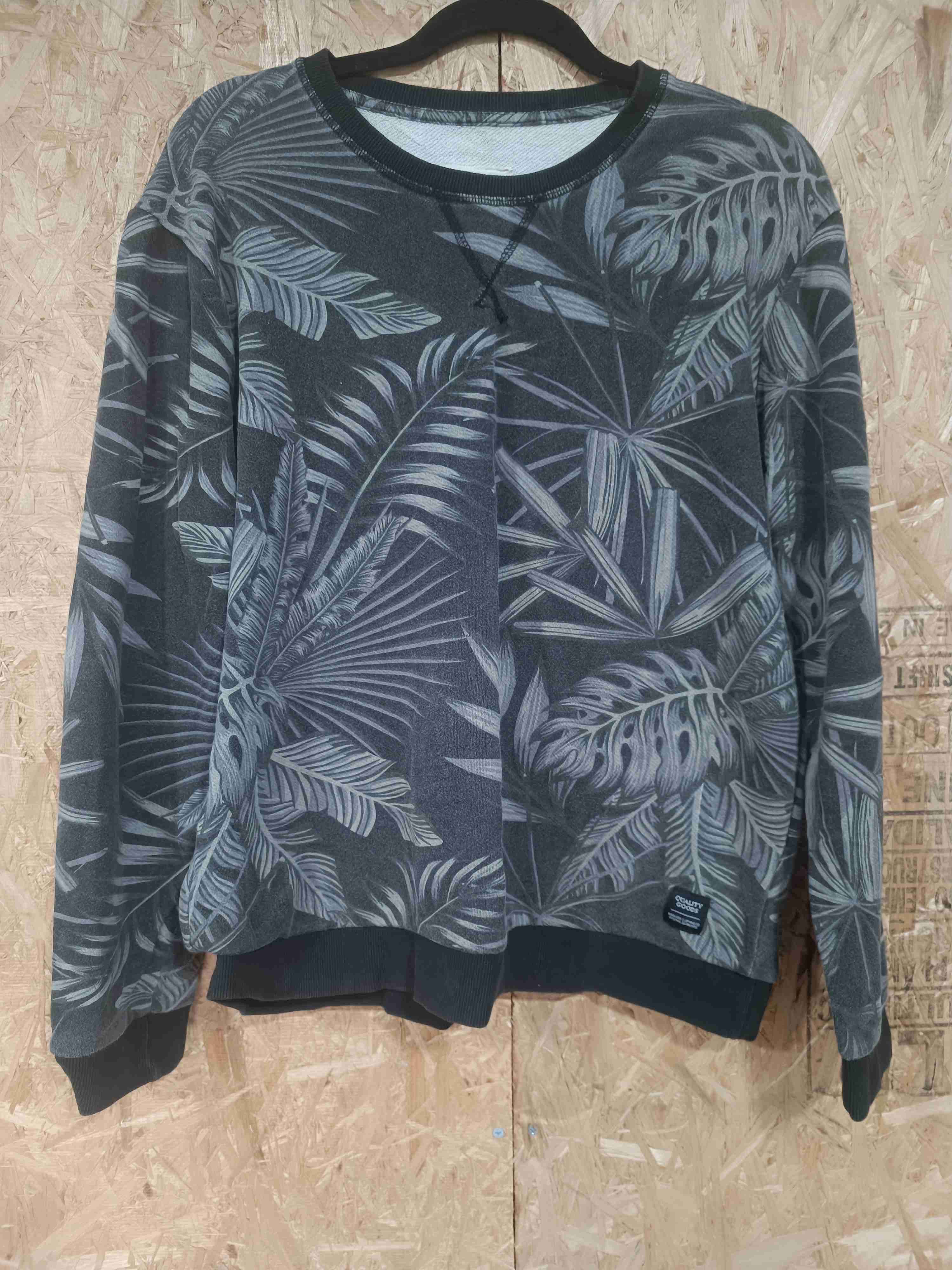 Polerón estampado hojas tropicales - miniatura 2