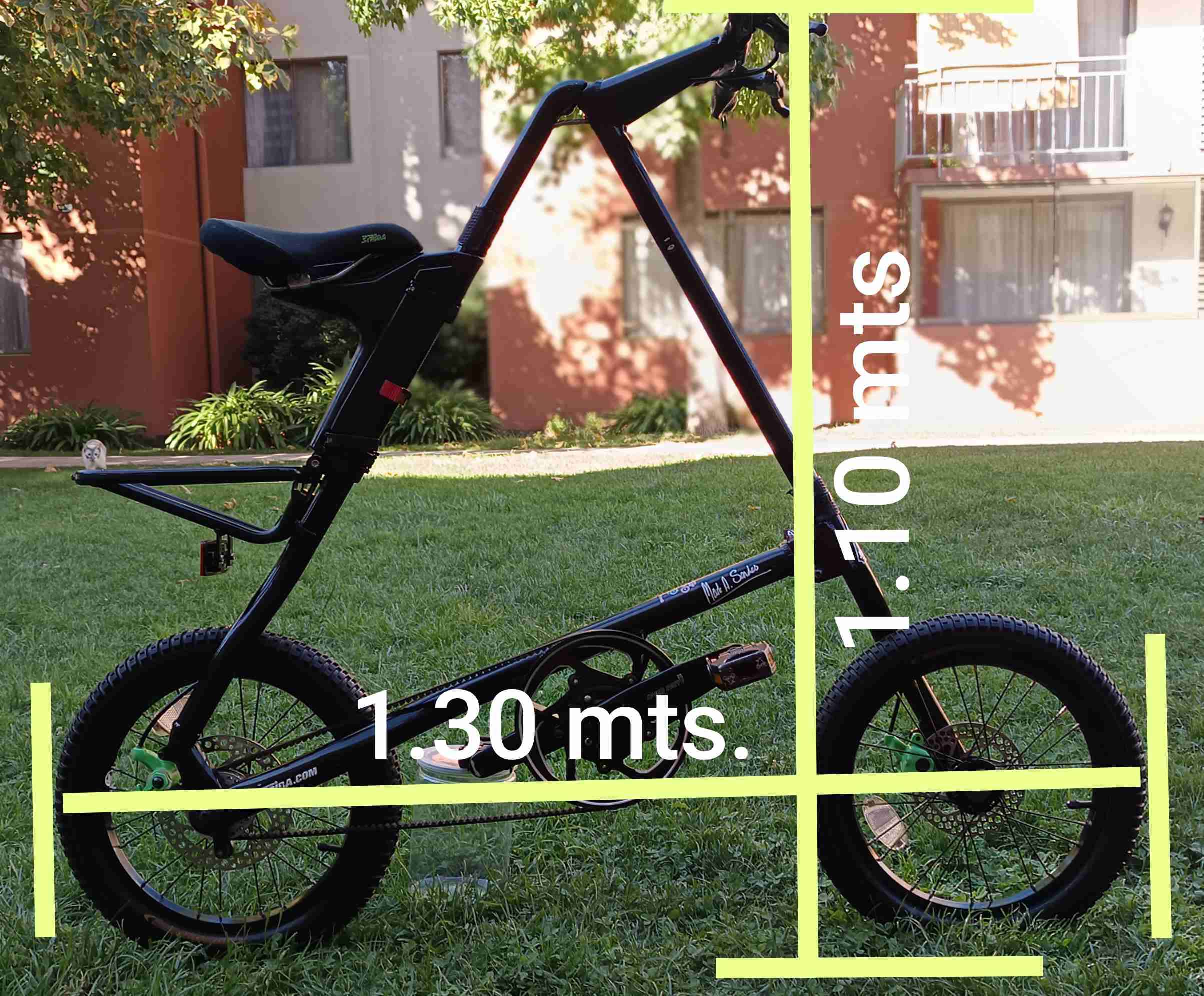 Bicicleta plegable aluminio STRIDA aro 16 - miniatura 2