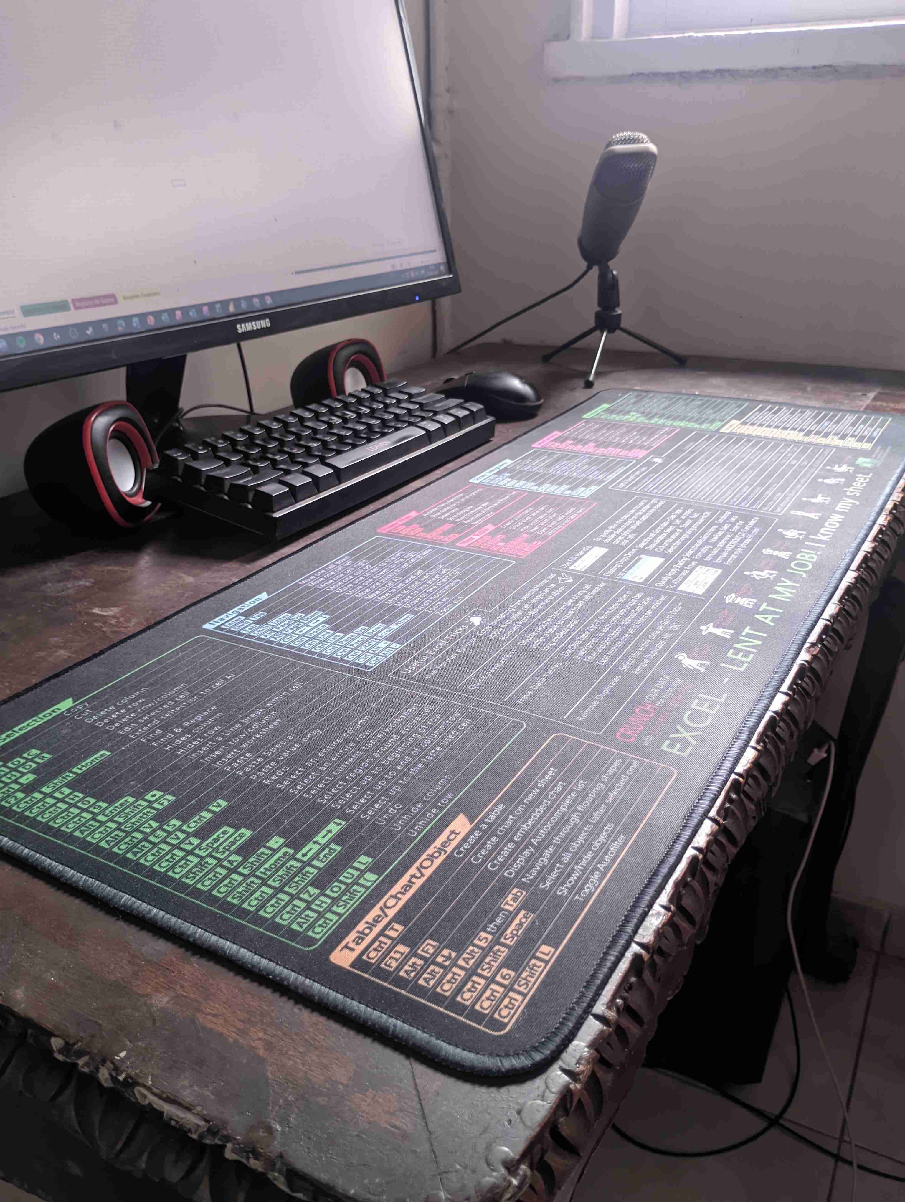 Alfombrilla de escritorio 80x30 cm - 1