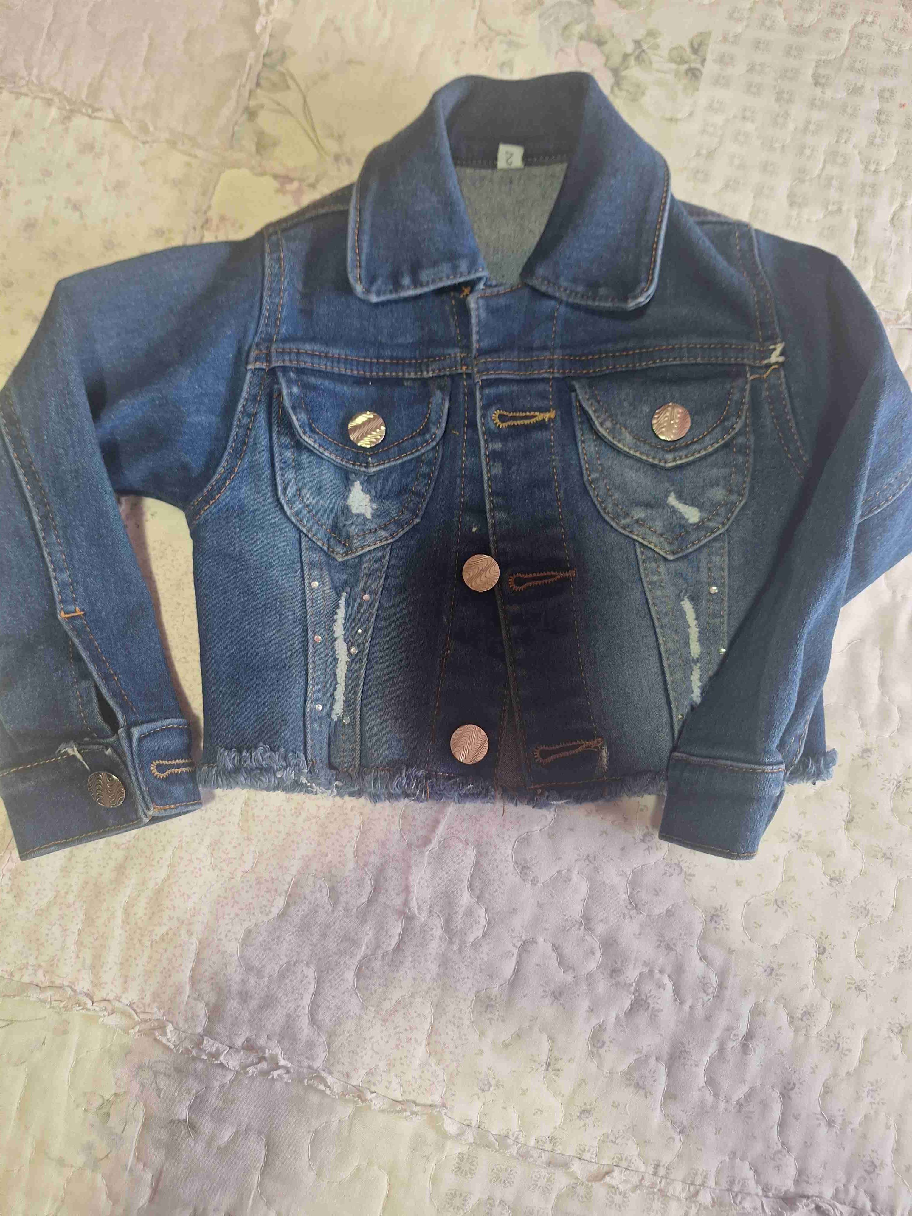 Chaqueta de mezclilla para niña