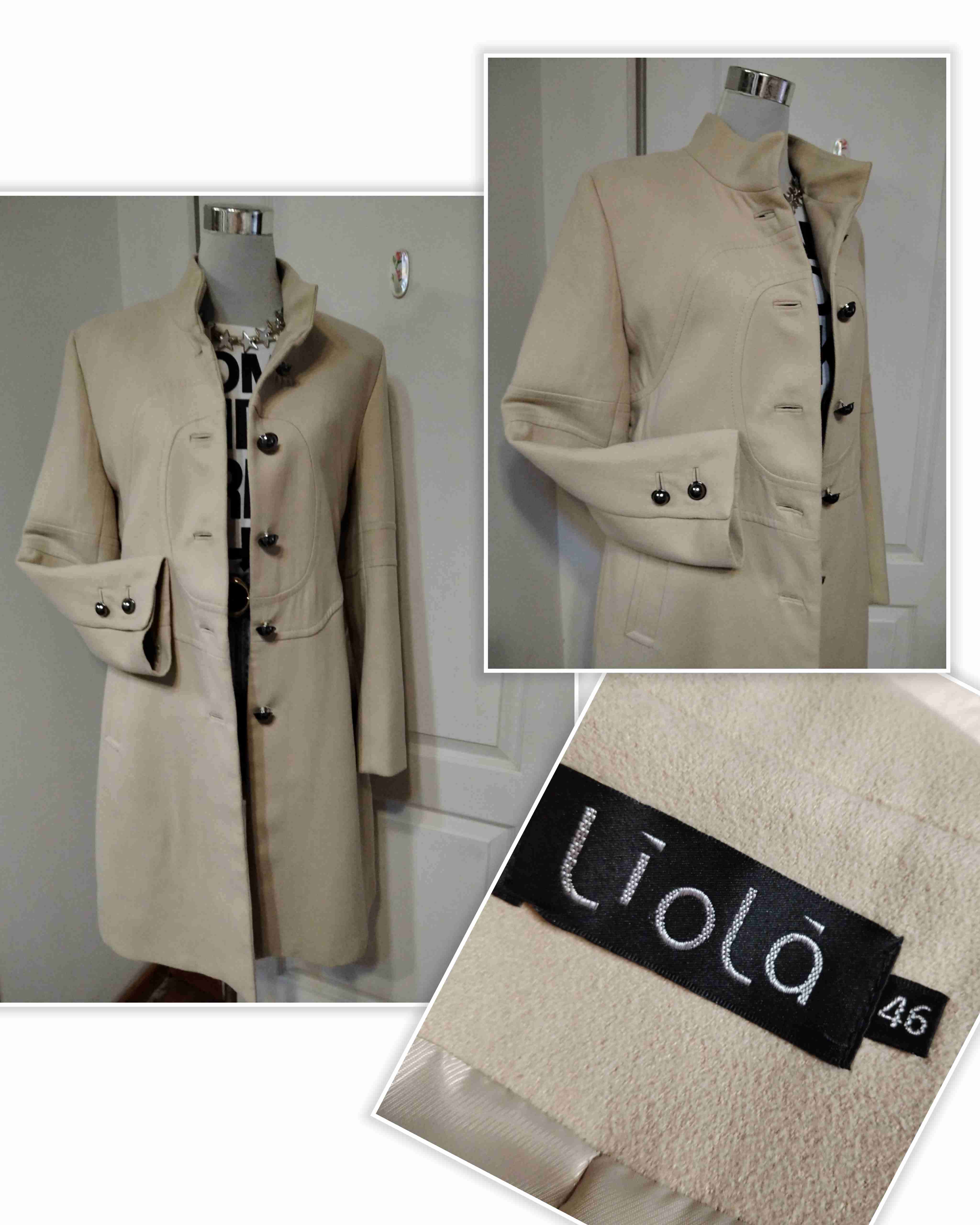 Abrigo beige elegante Liolá - miniatura 2