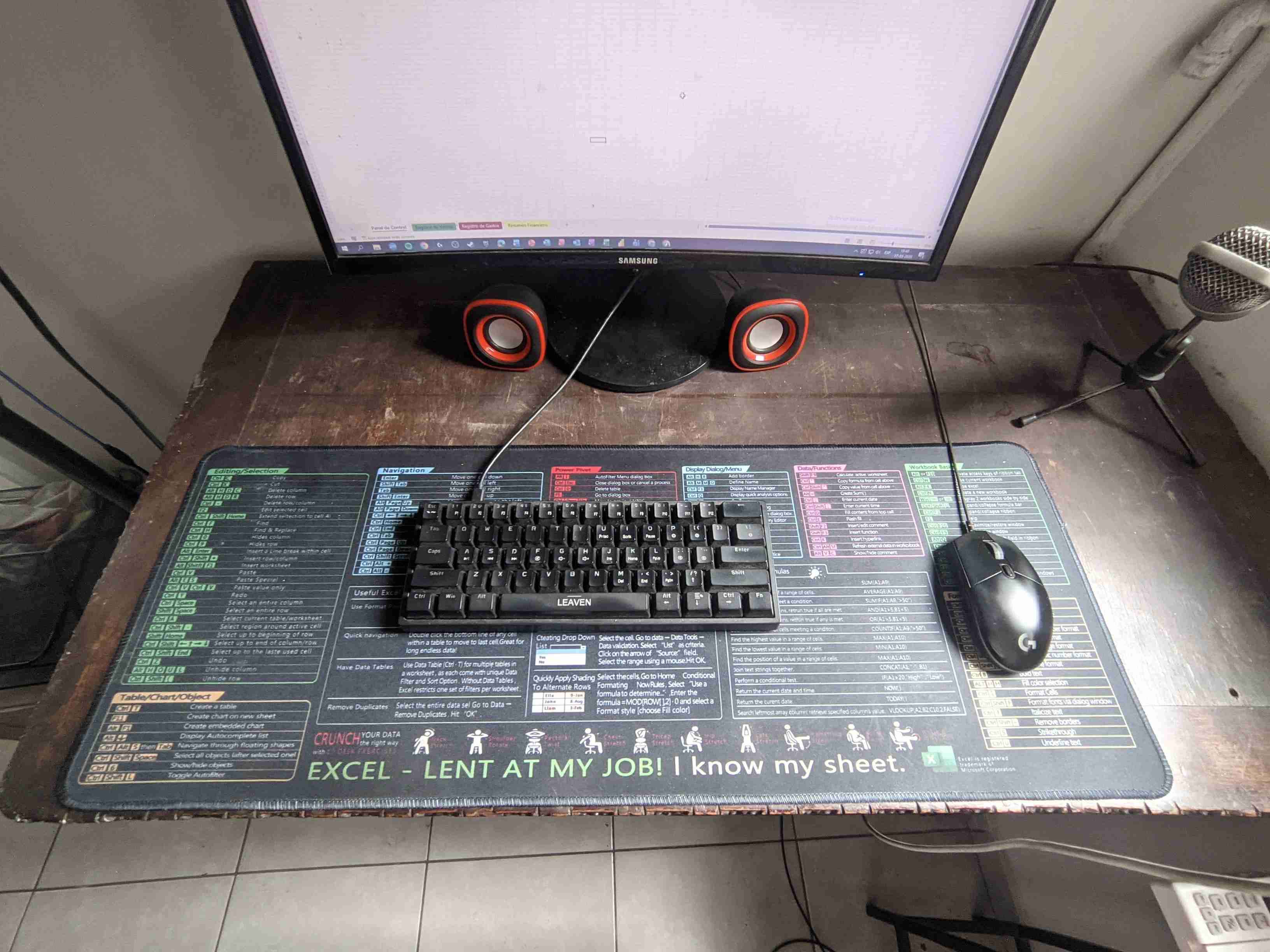 Alfombrilla de escritorio 80x30 cm - 3