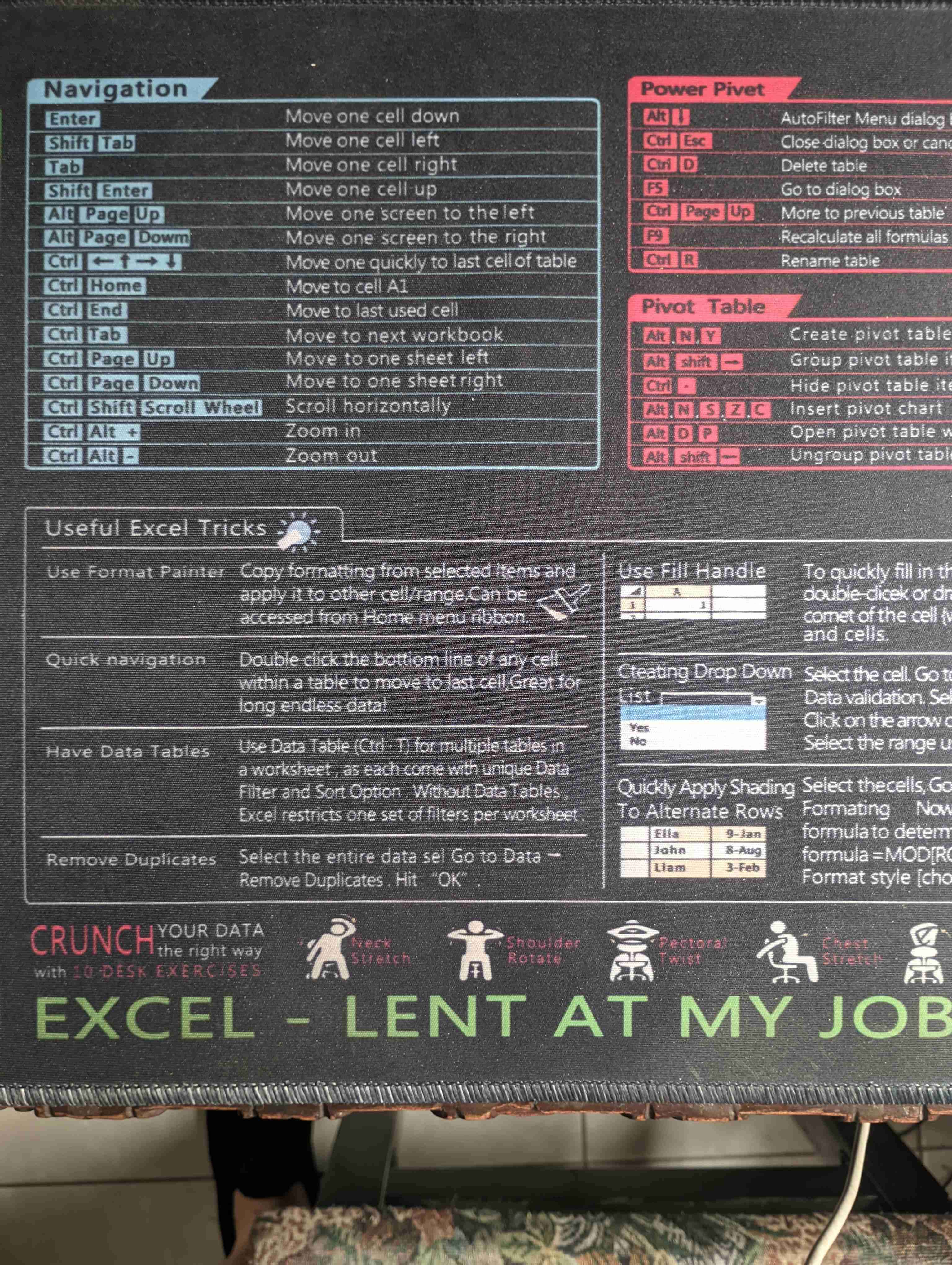 Alfombrilla de escritorio 80x30 cm - 4