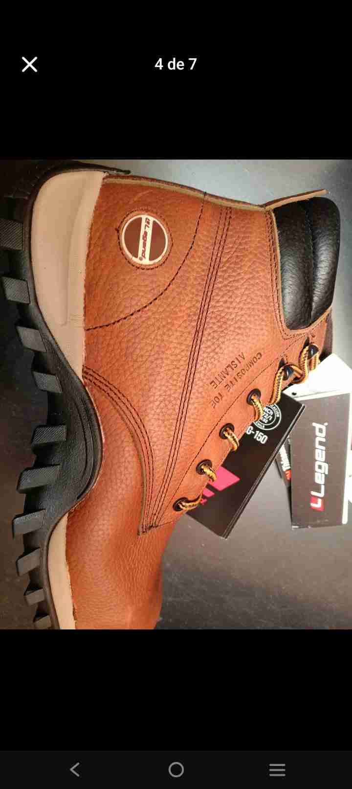 Botas de cuero marrón Nehuen - miniatura 4