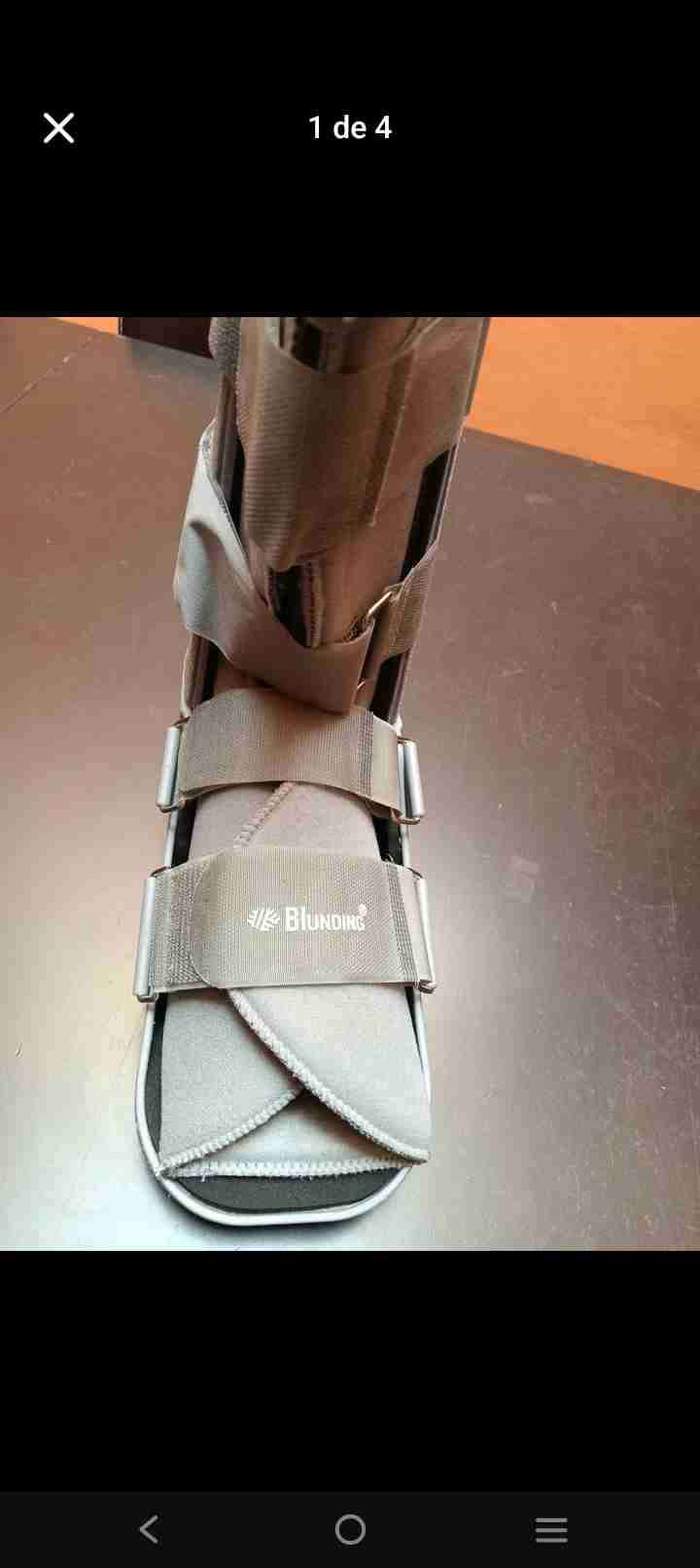 Bota ortopédica Blunding gris - miniatura 1