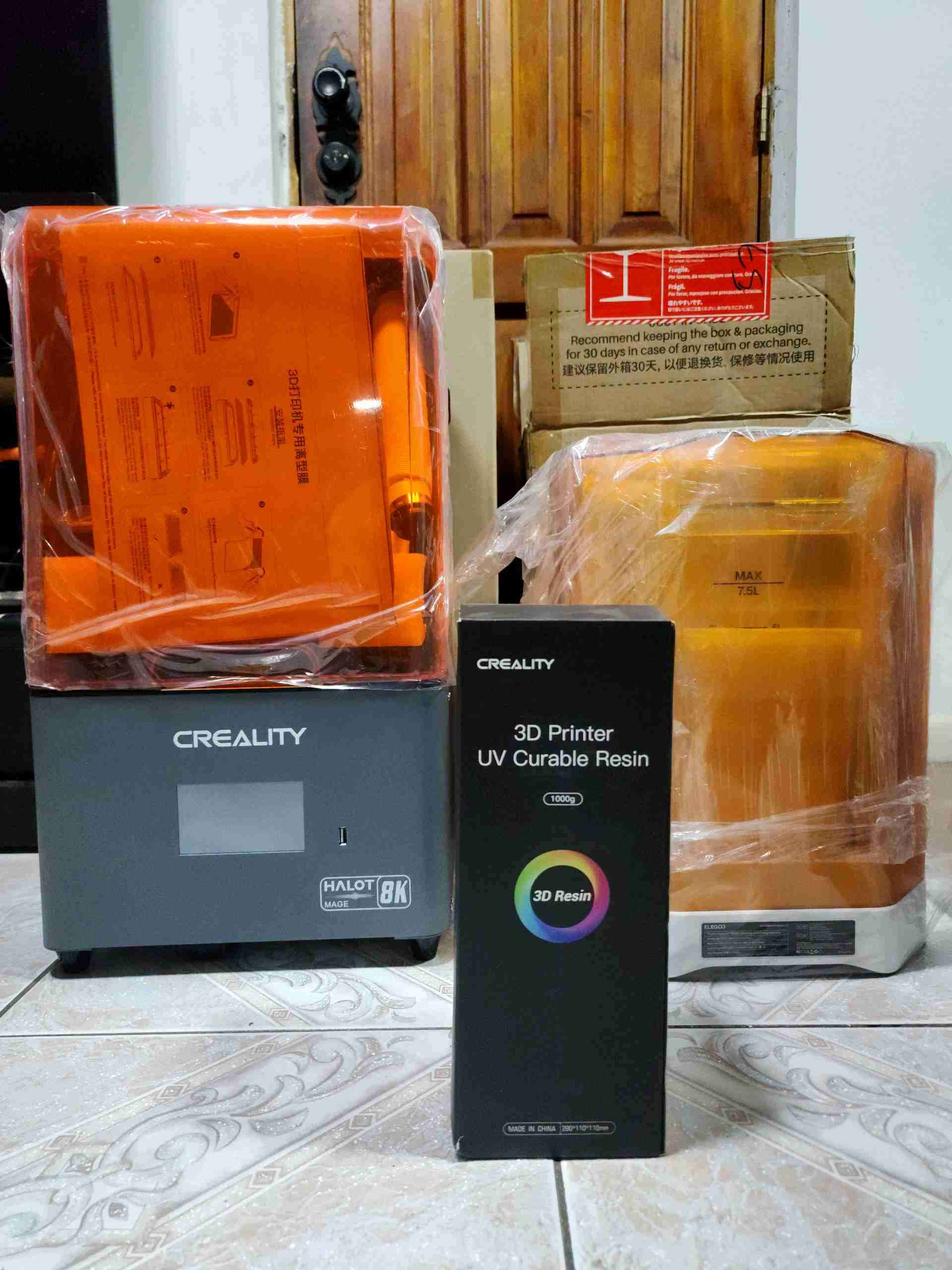 Impresora 3D Creality Halot Mage 8K + Lava. Y cura - miniatura 1