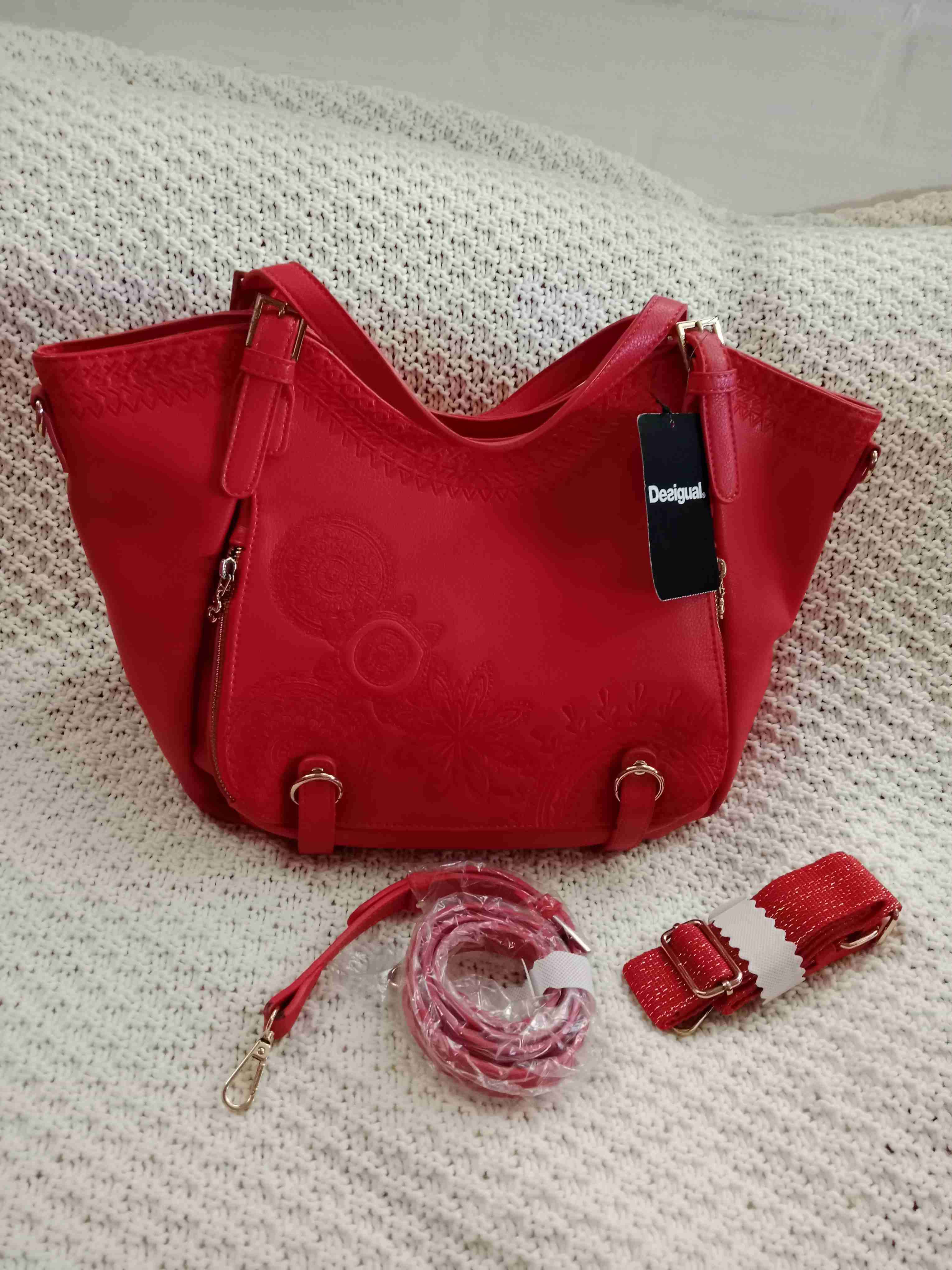 Bolso rojo Desigual nuevo - miniatura 2