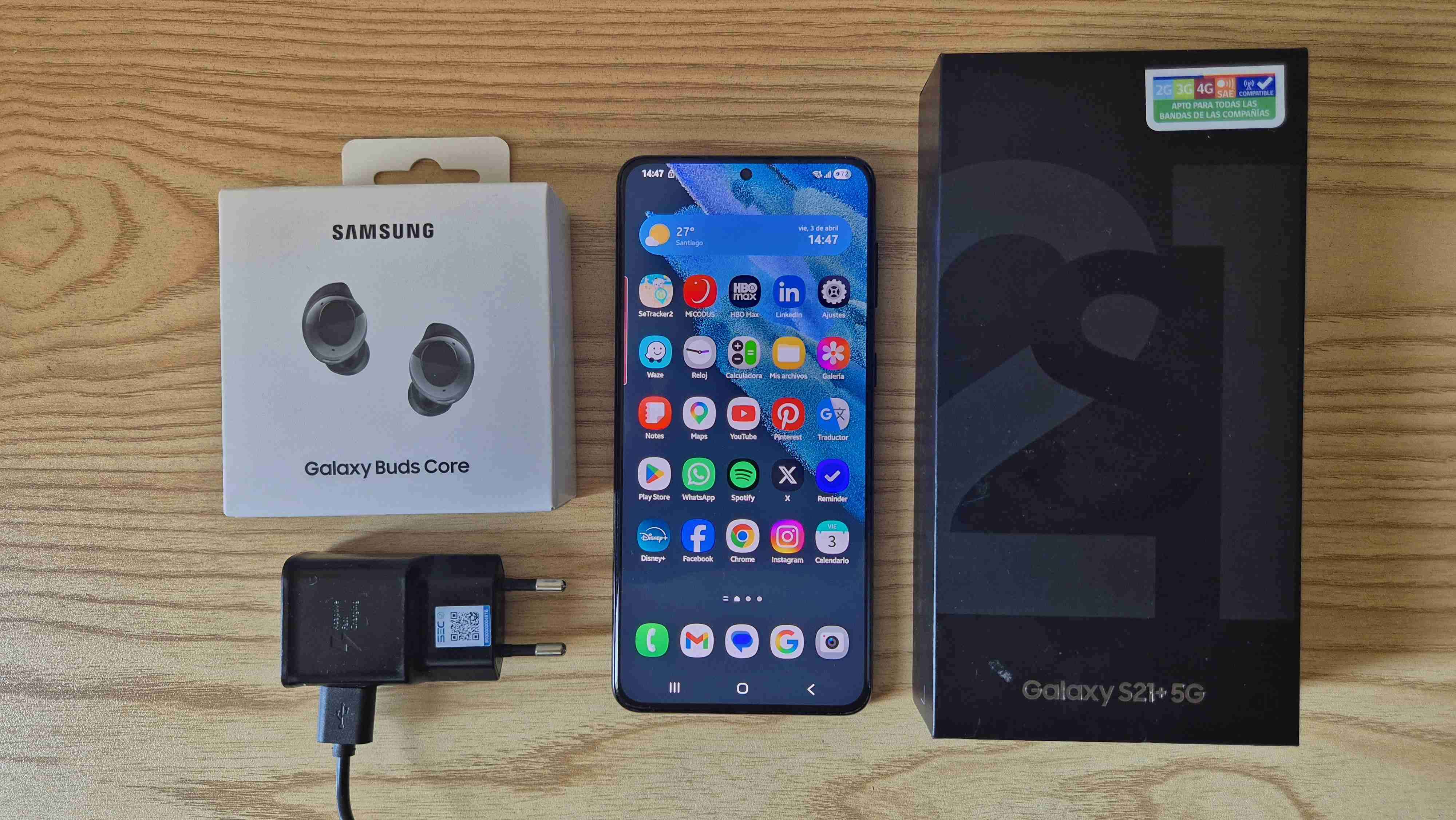 S21 Plus [usado] + Audífonos [nuevos] - miniatura 2