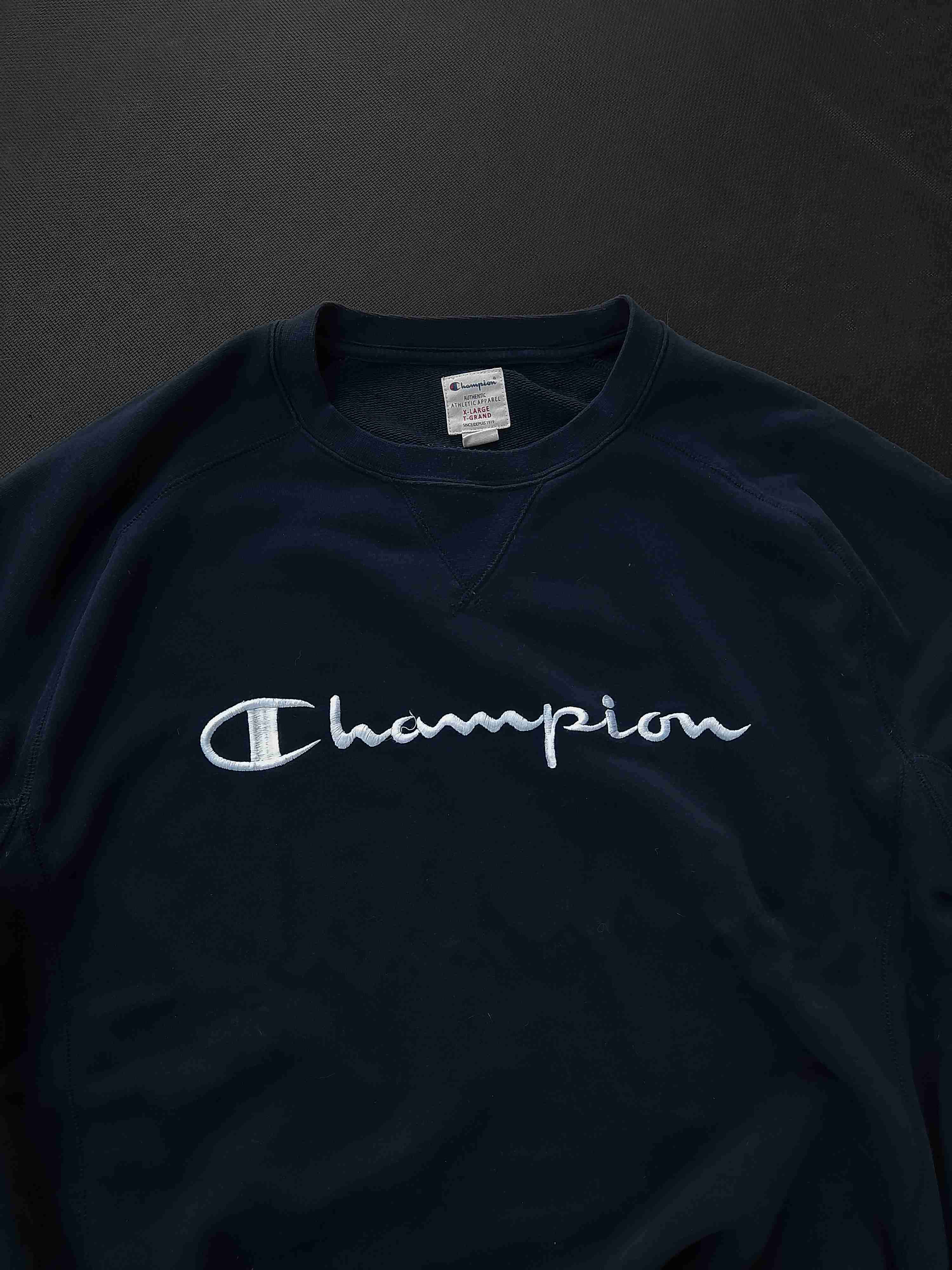 ⭐️ Polerón Champion Original Azul marino - 4