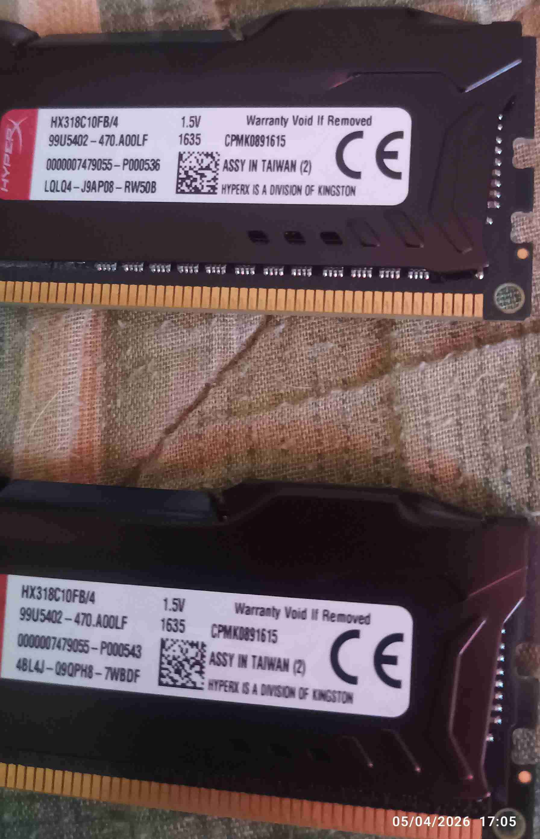 Memorias RAM HyperX Fury - miniatura 3