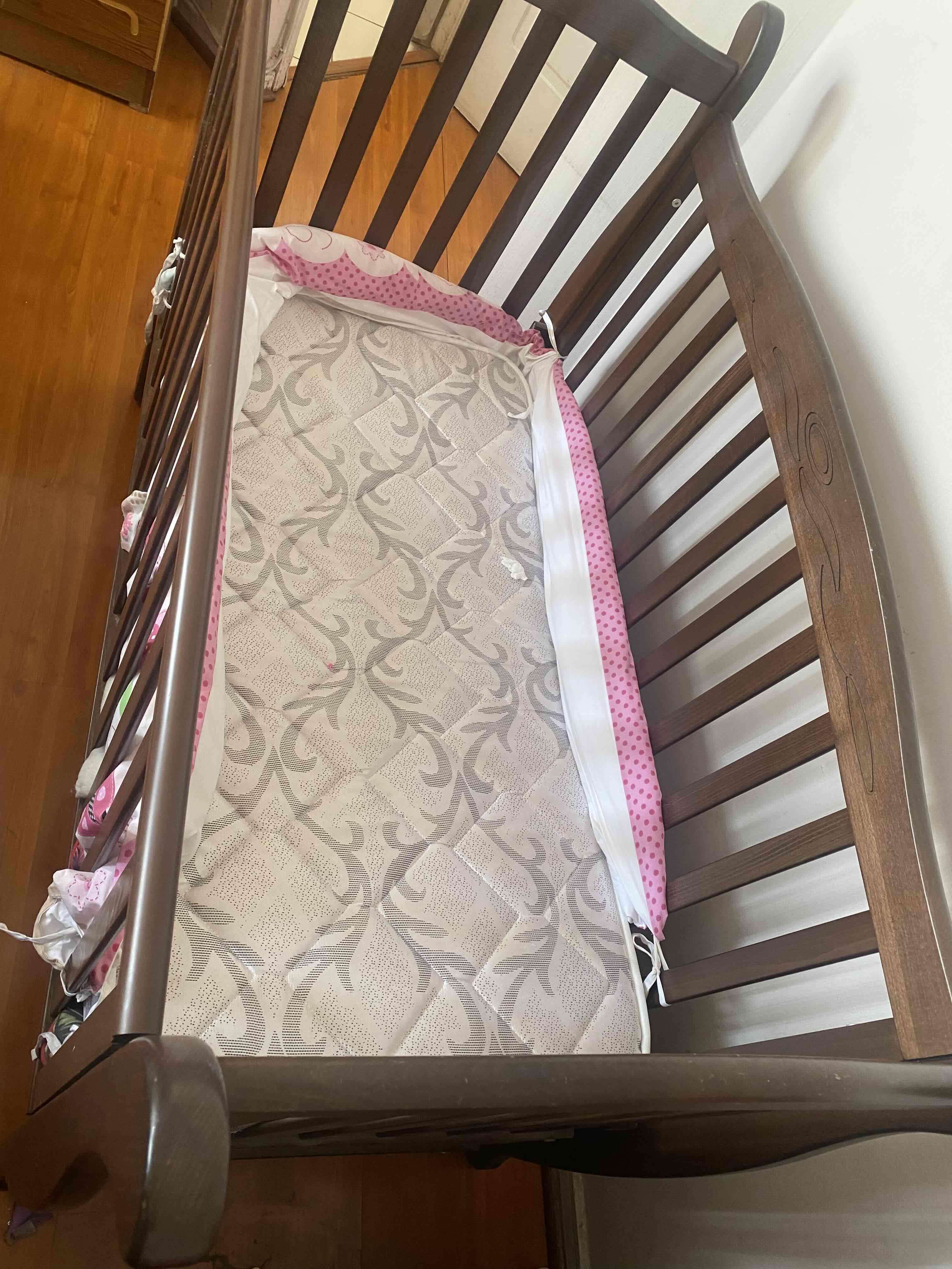 Cuna infantil de madera - miniatura 2