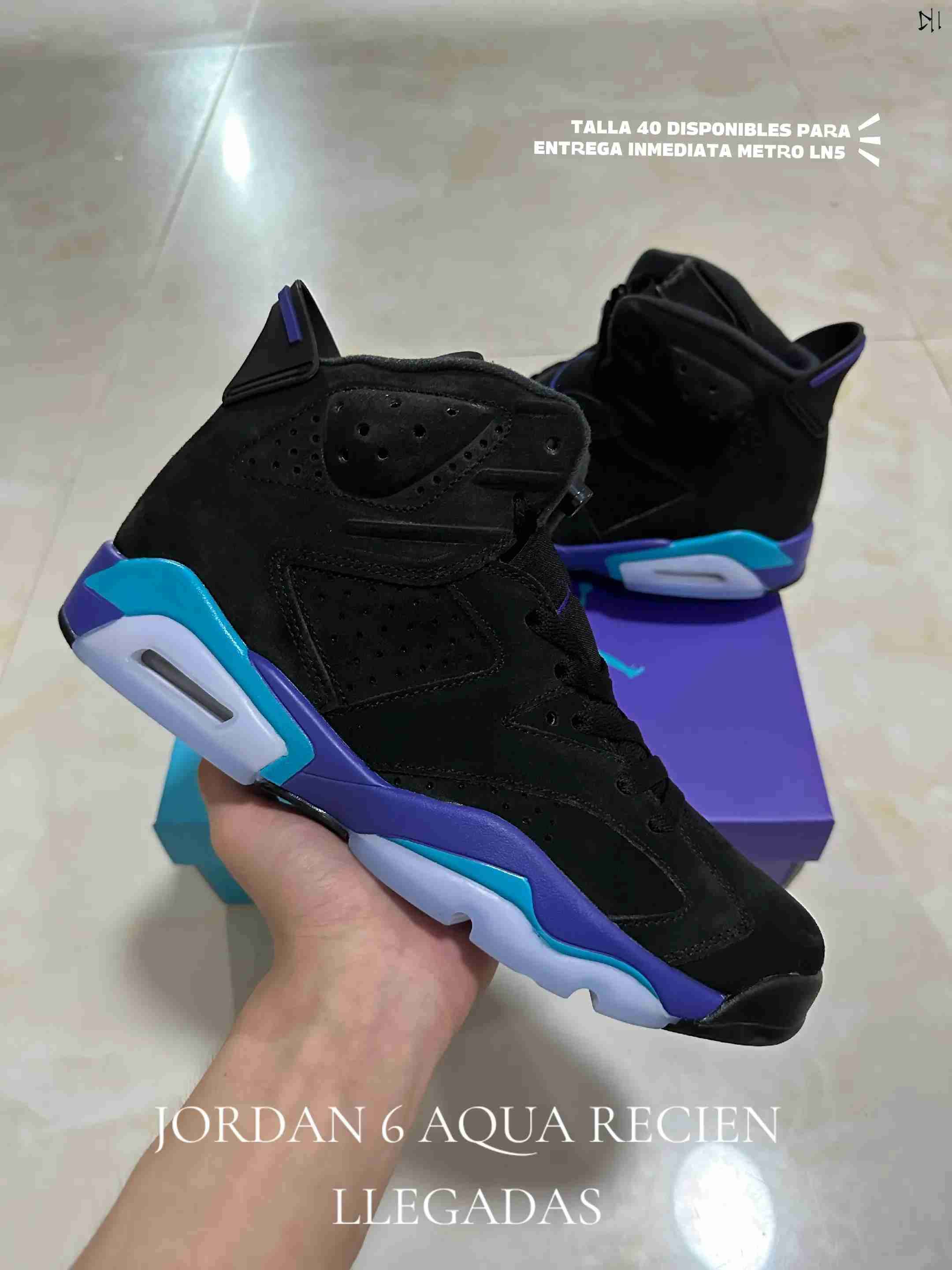 Jordan 6 aqua - 2
