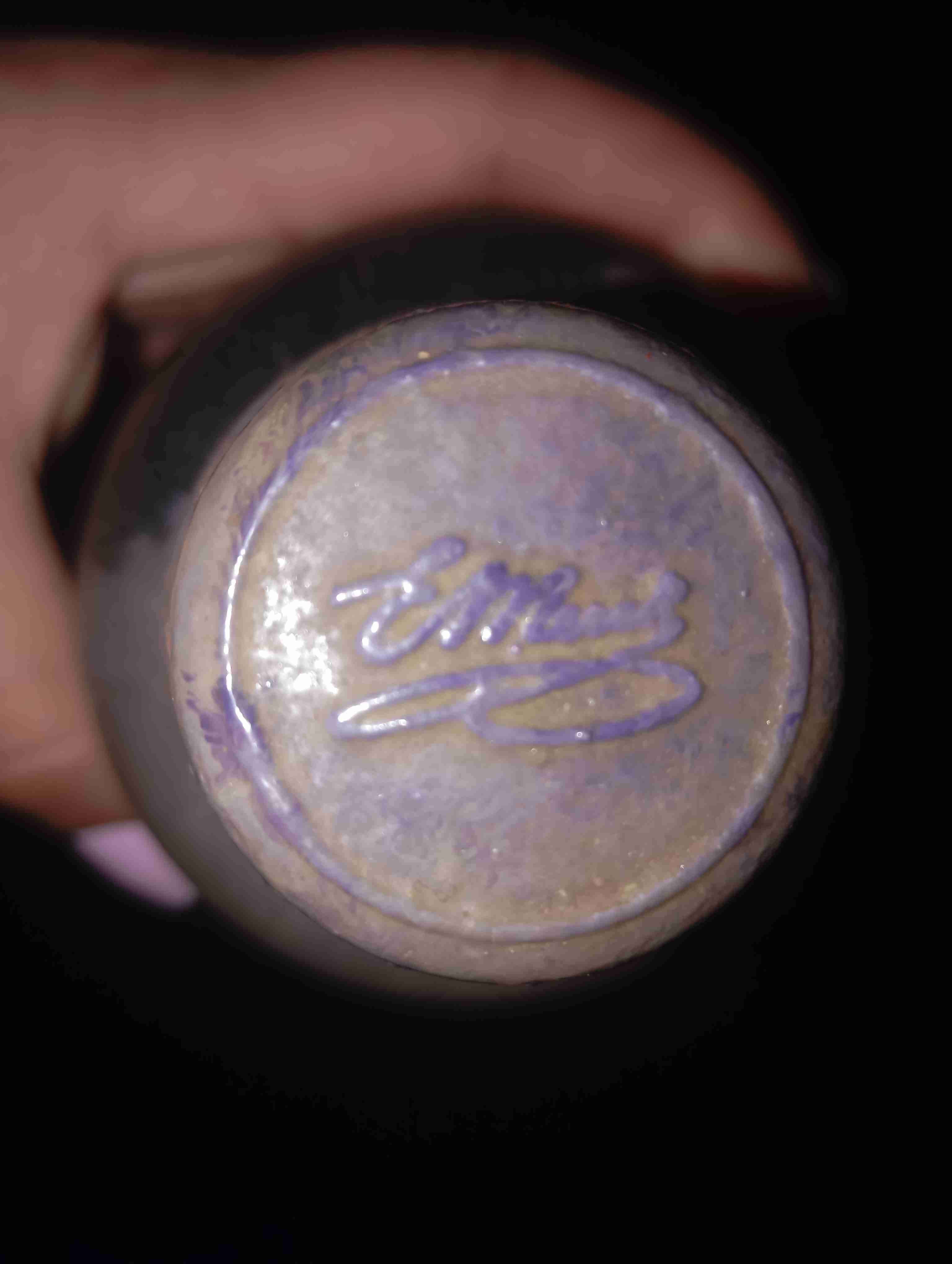 Botella de vidrio ámbar con asa - miniatura 4