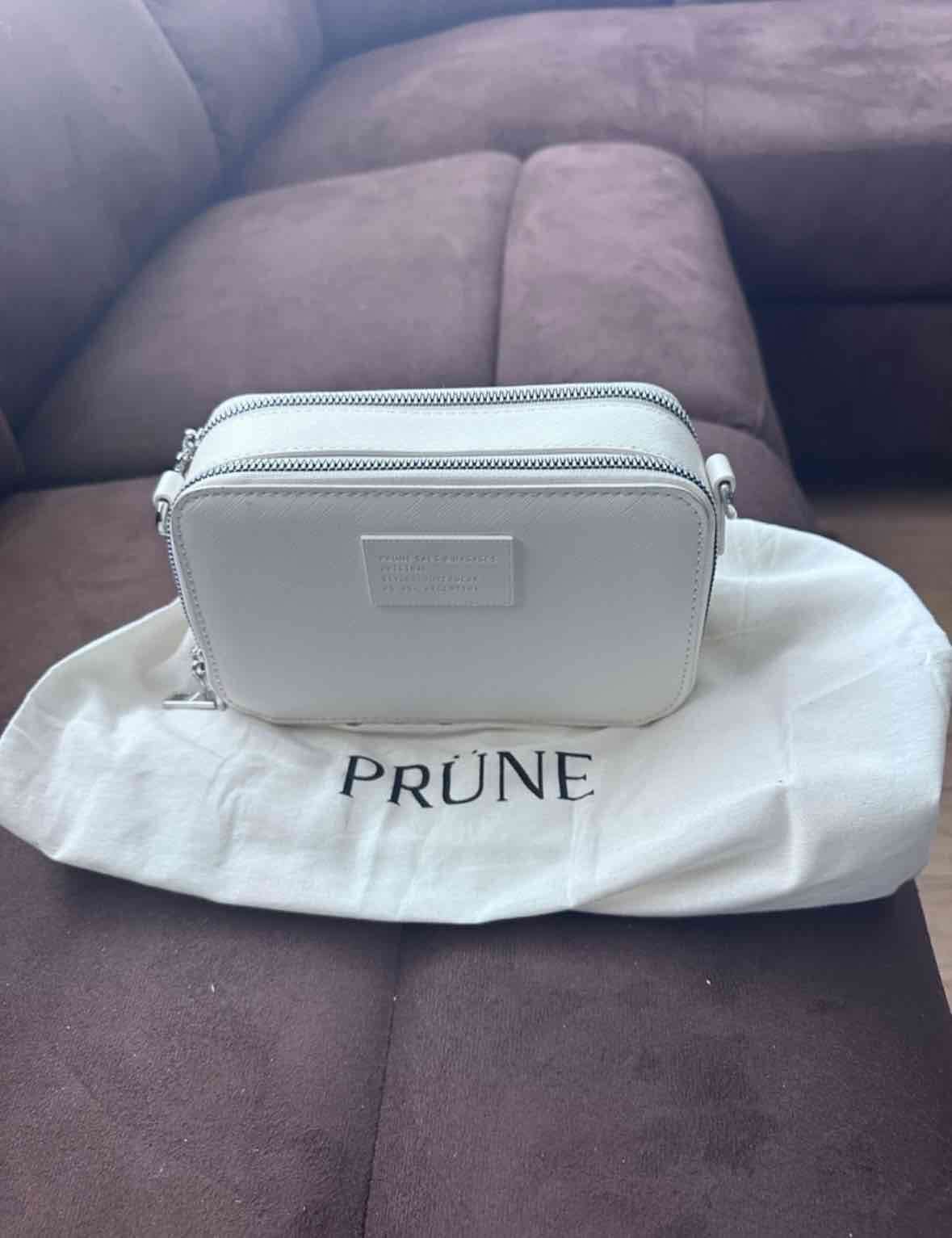 Cartera blanca Prüne con doble cierre - 1