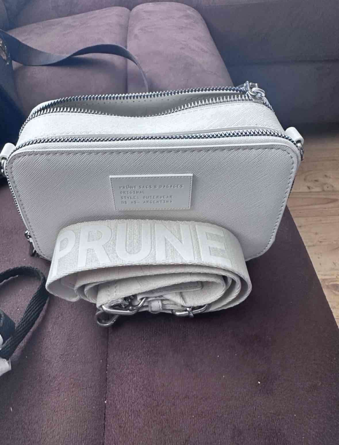 Cartera blanca Prüne con doble cierre - 3