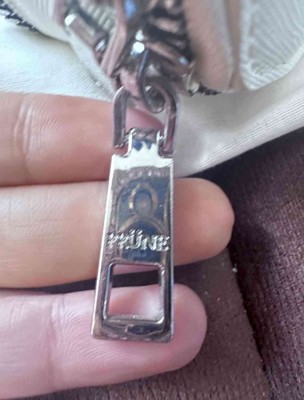 Cartera blanca Prüne con doble cierre - 4