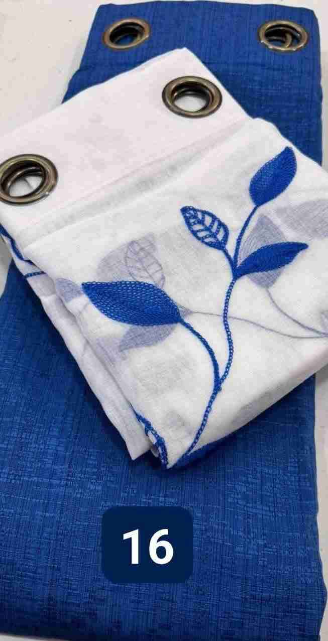 2 paños Cortinas de lino+2 paños visilllos  con di - miniatura 1