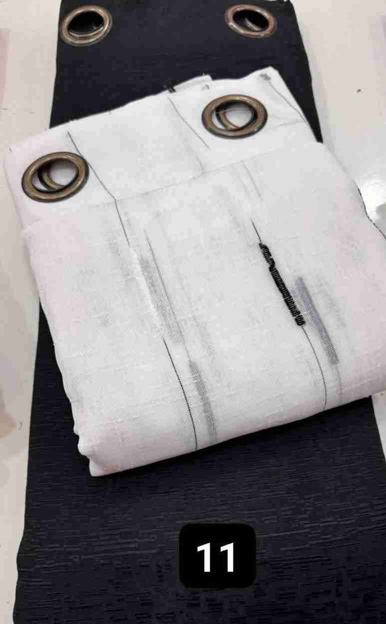 2 paños Cortinas de lino+2 paños visilllos  con di - miniatura 2