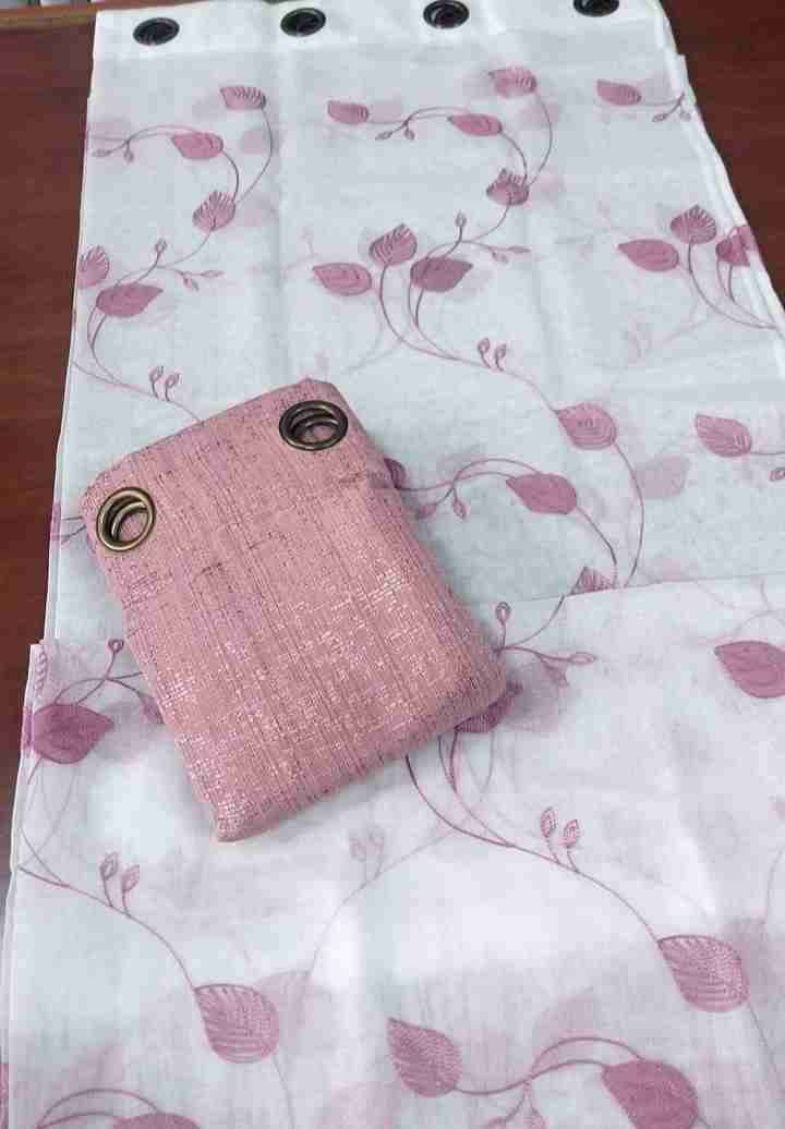 2 paños Cortinas de lino+2 paños visilllos  con di - miniatura 4