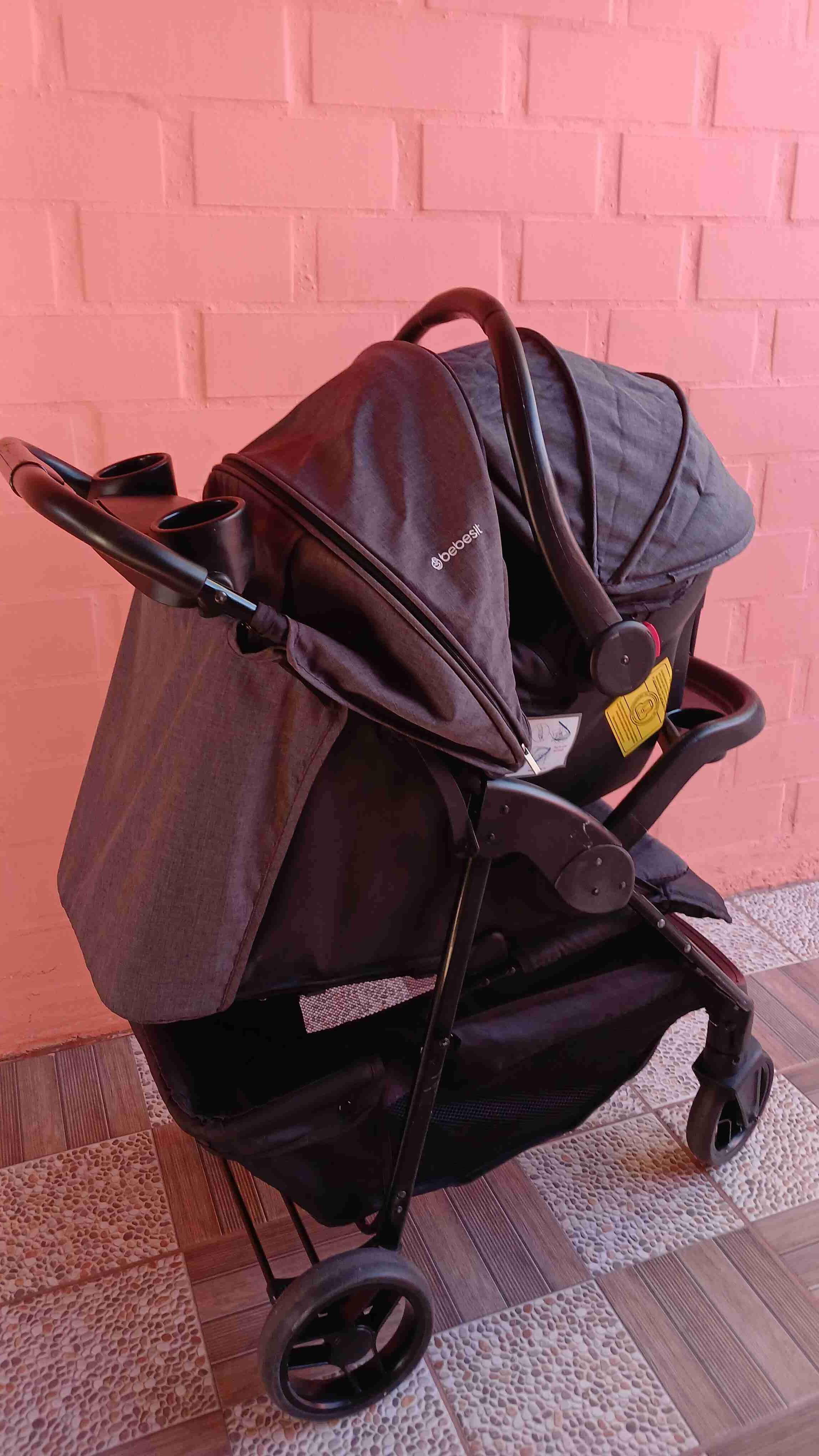 Coche de paseo gris - miniatura 2