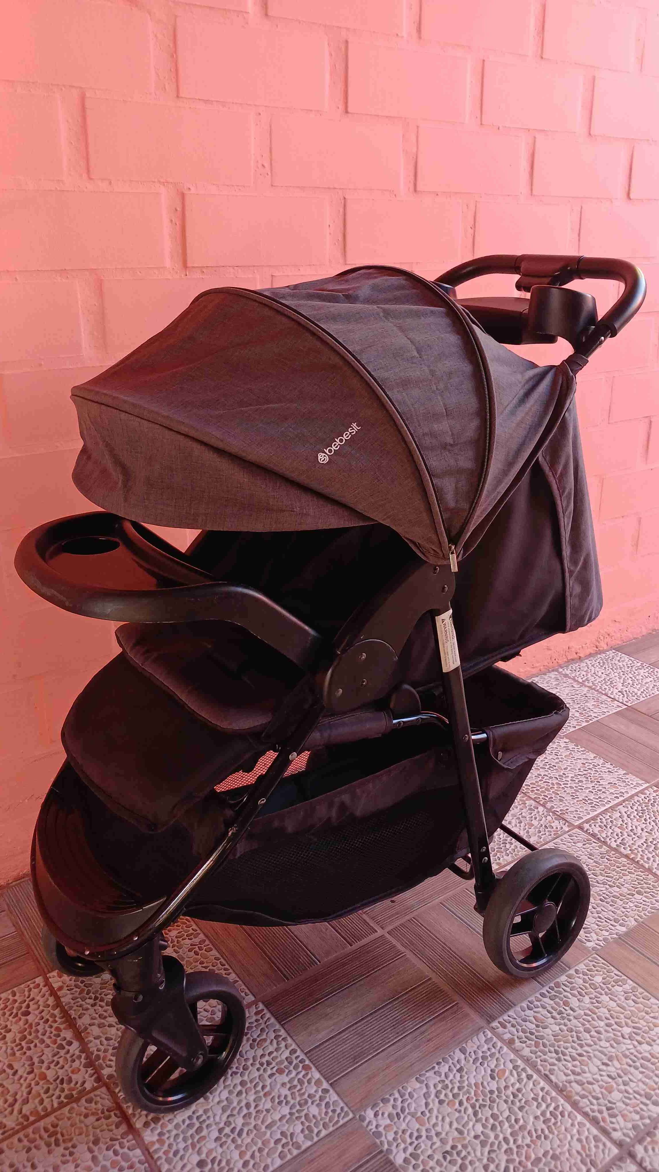 Coche de paseo gris - miniatura 5