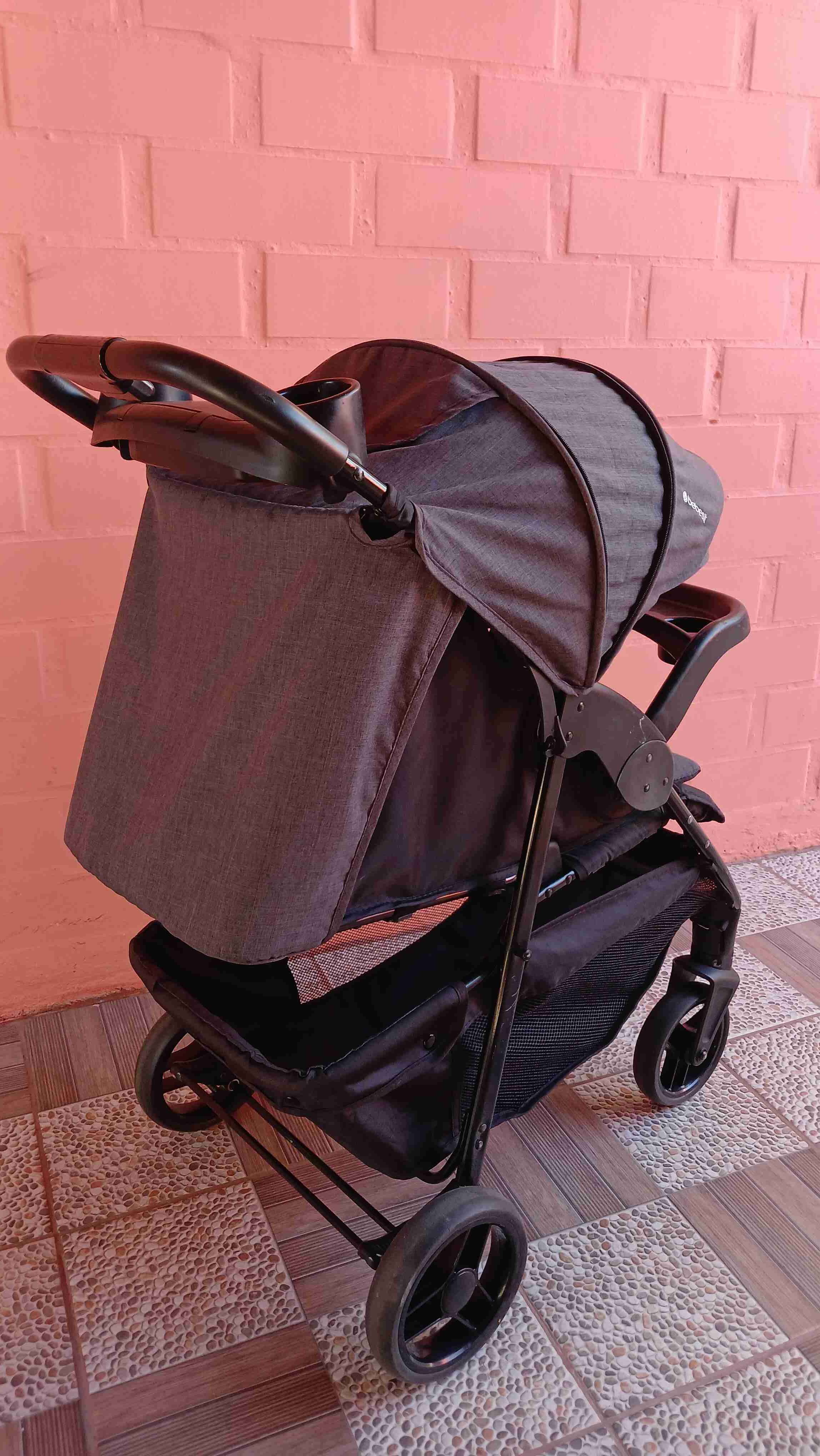 Coche de paseo gris - miniatura 6