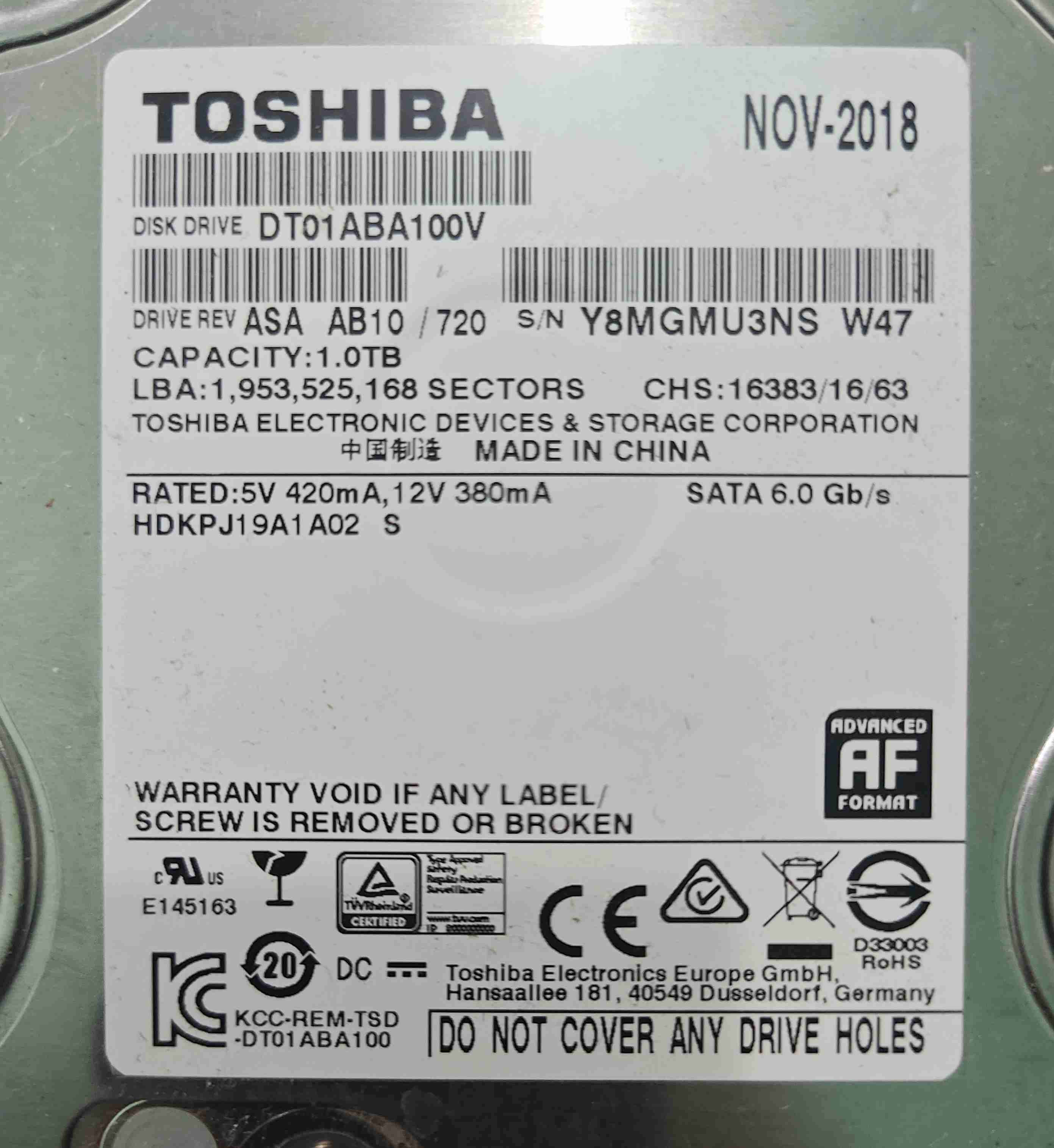 DVR de Hikvision con disco duro 1TB - 4