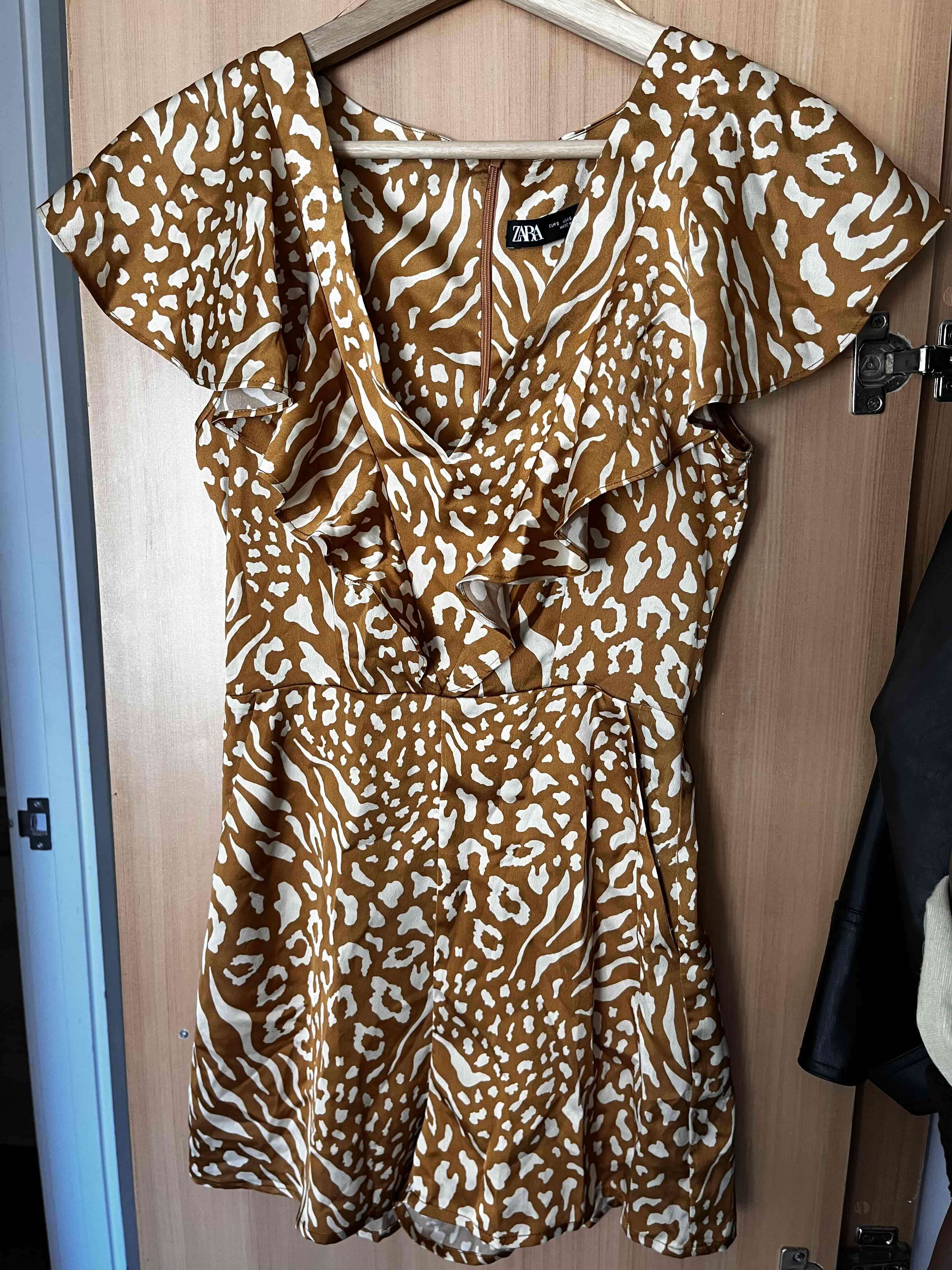 Enterito corto estampado animal print - miniatura 1