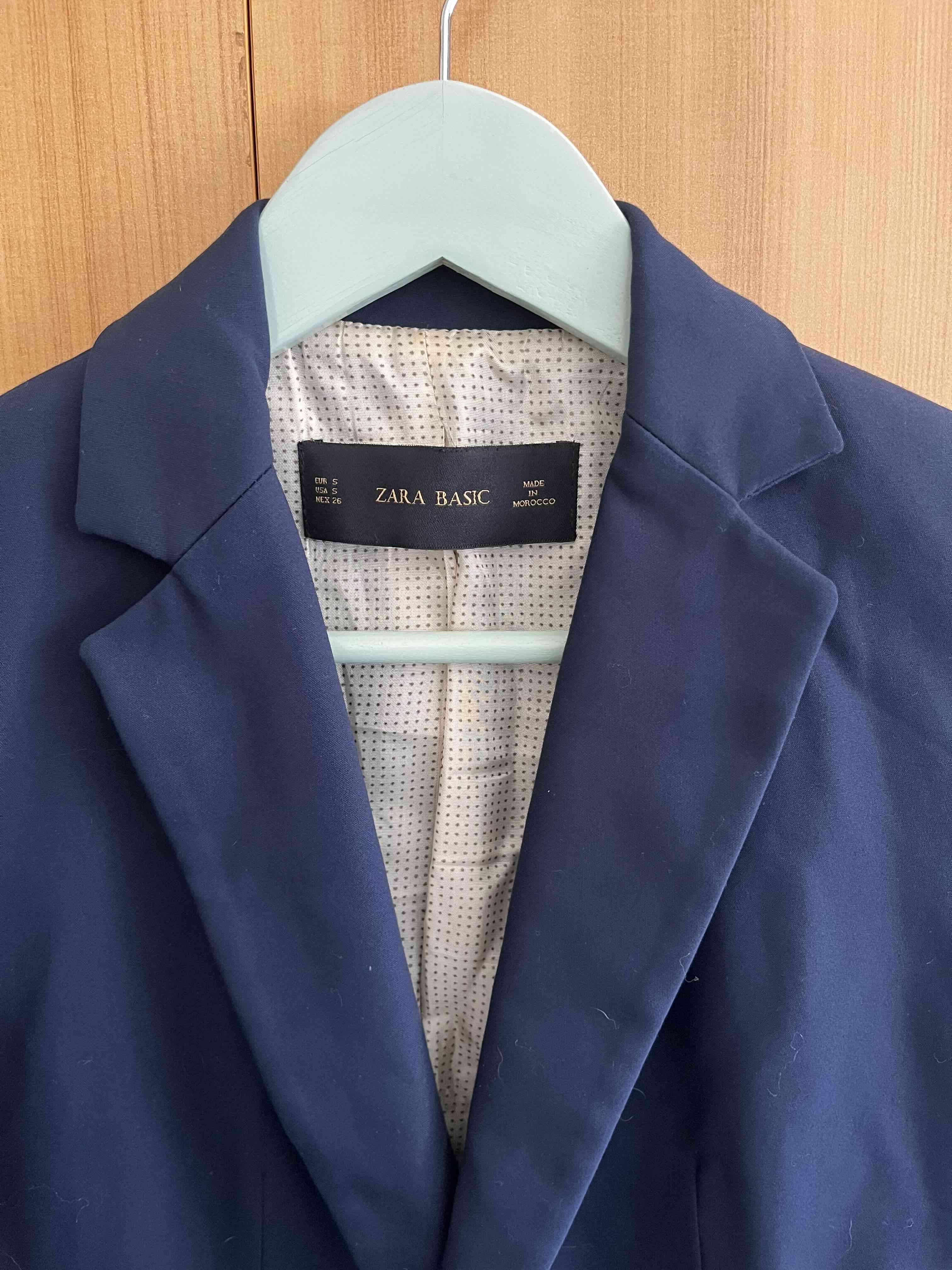 Blazer azul Zara Basic - miniatura 2