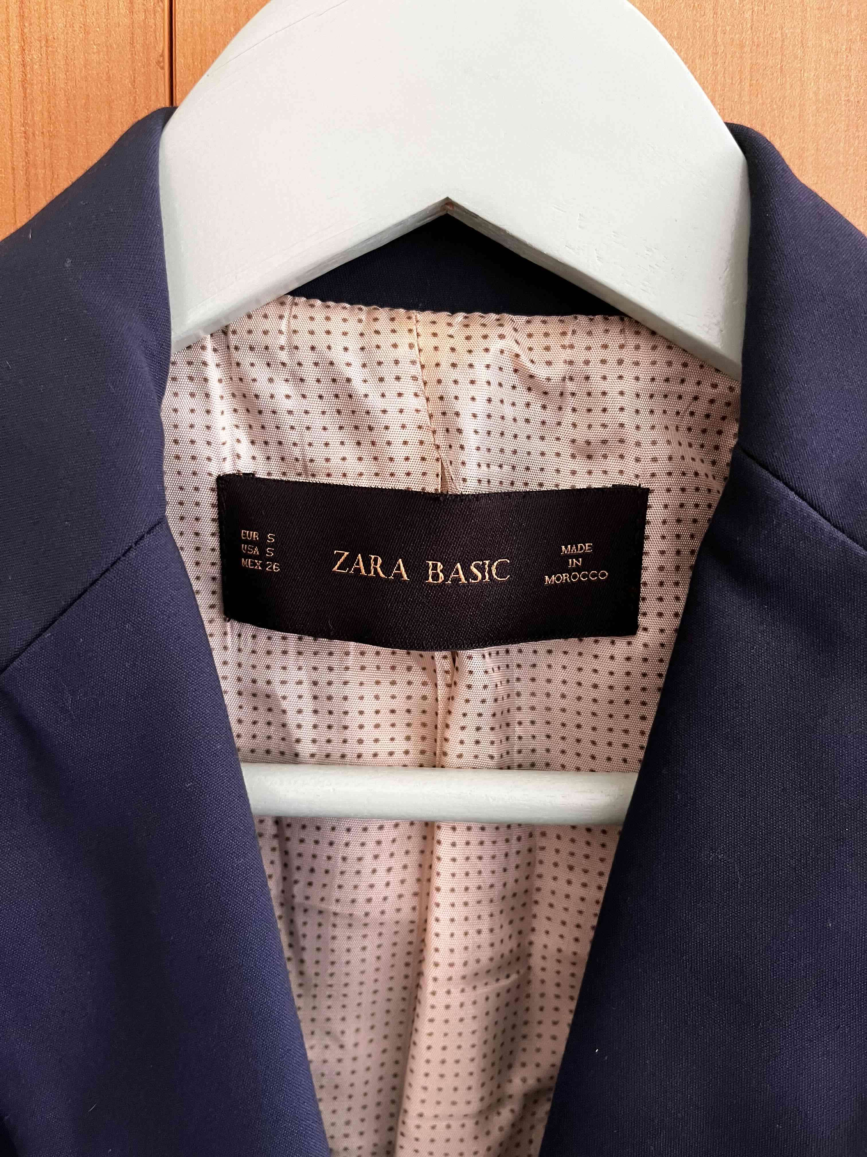 Blazer azul Zara Basic - miniatura 3