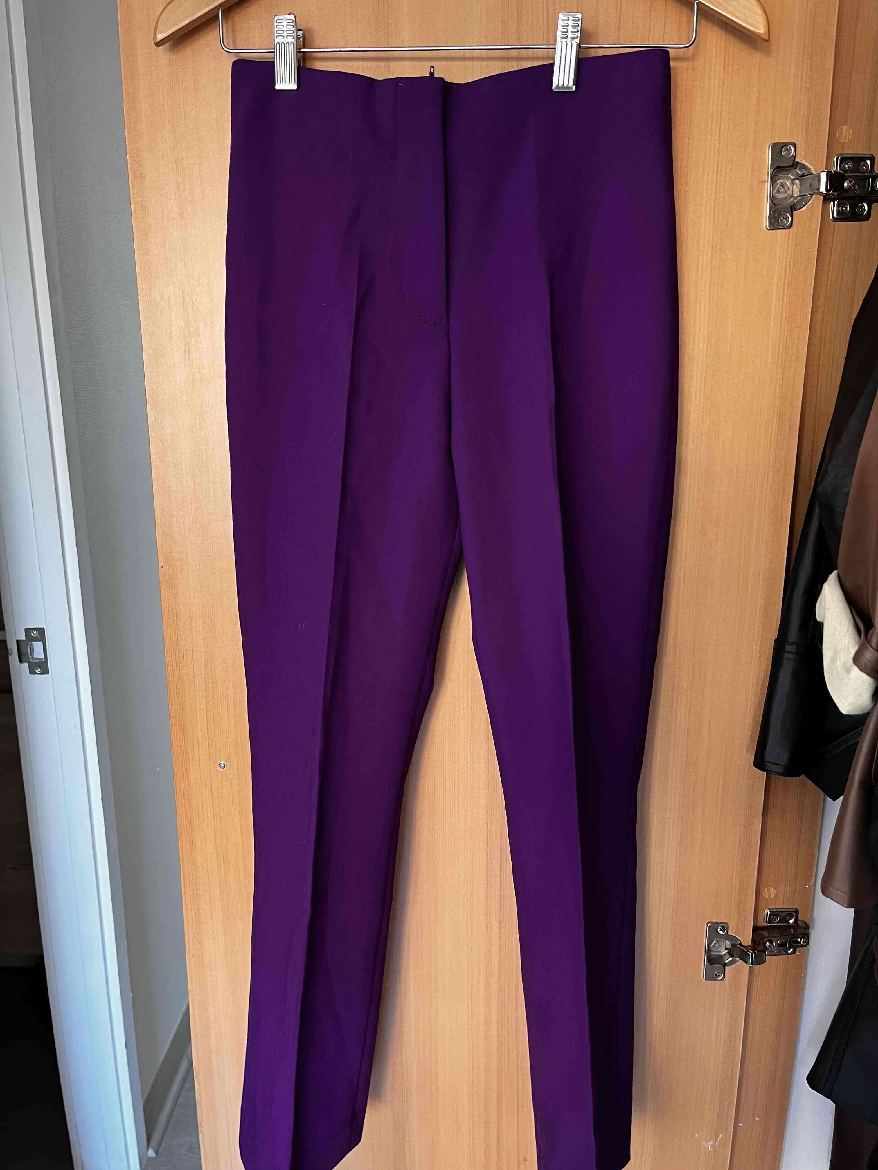 Pantalones morados elegantes - 1