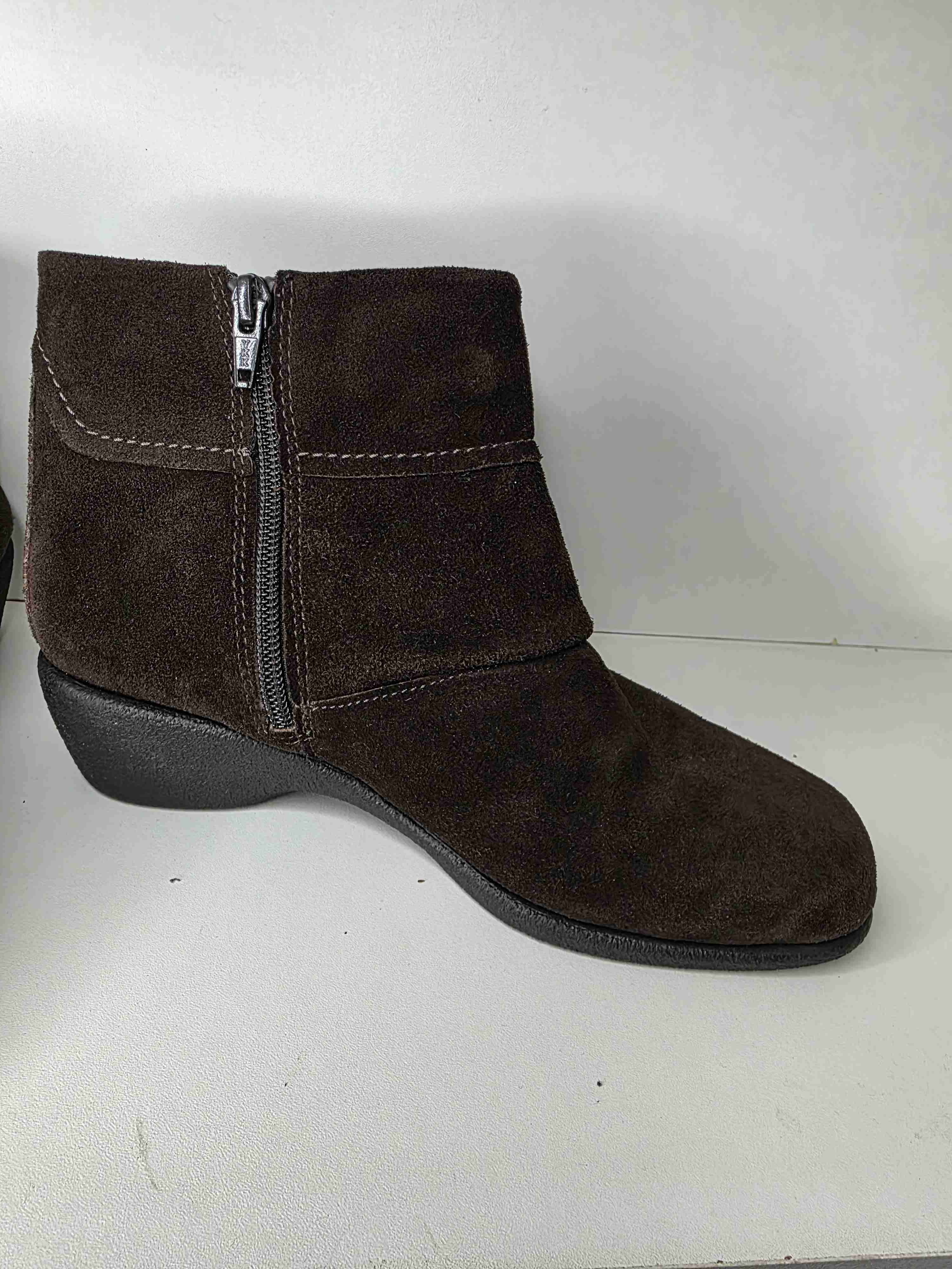 Botines de gamuza marrón - 4