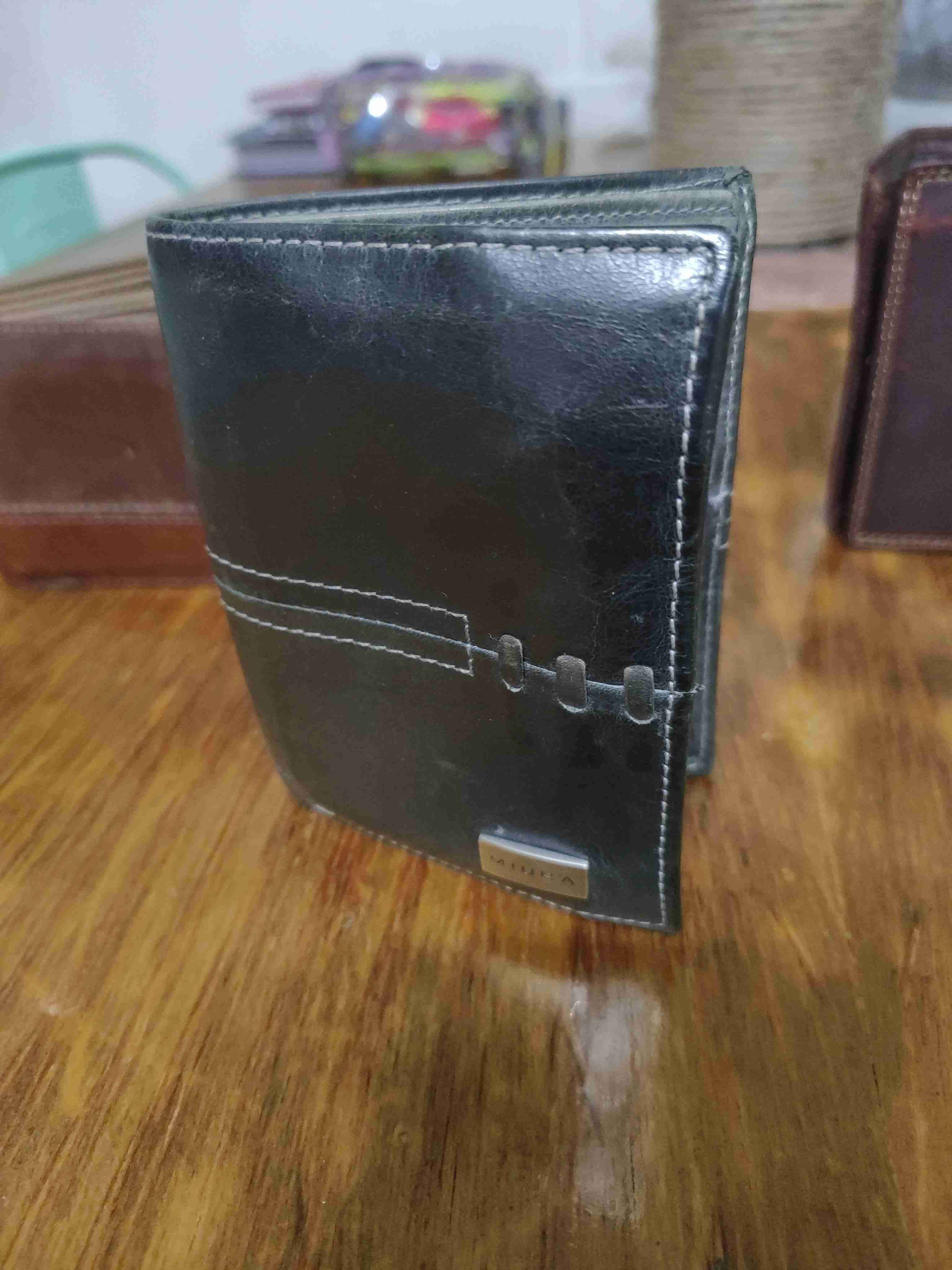 3 Billeteras de cuero negra, café - miniatura 3