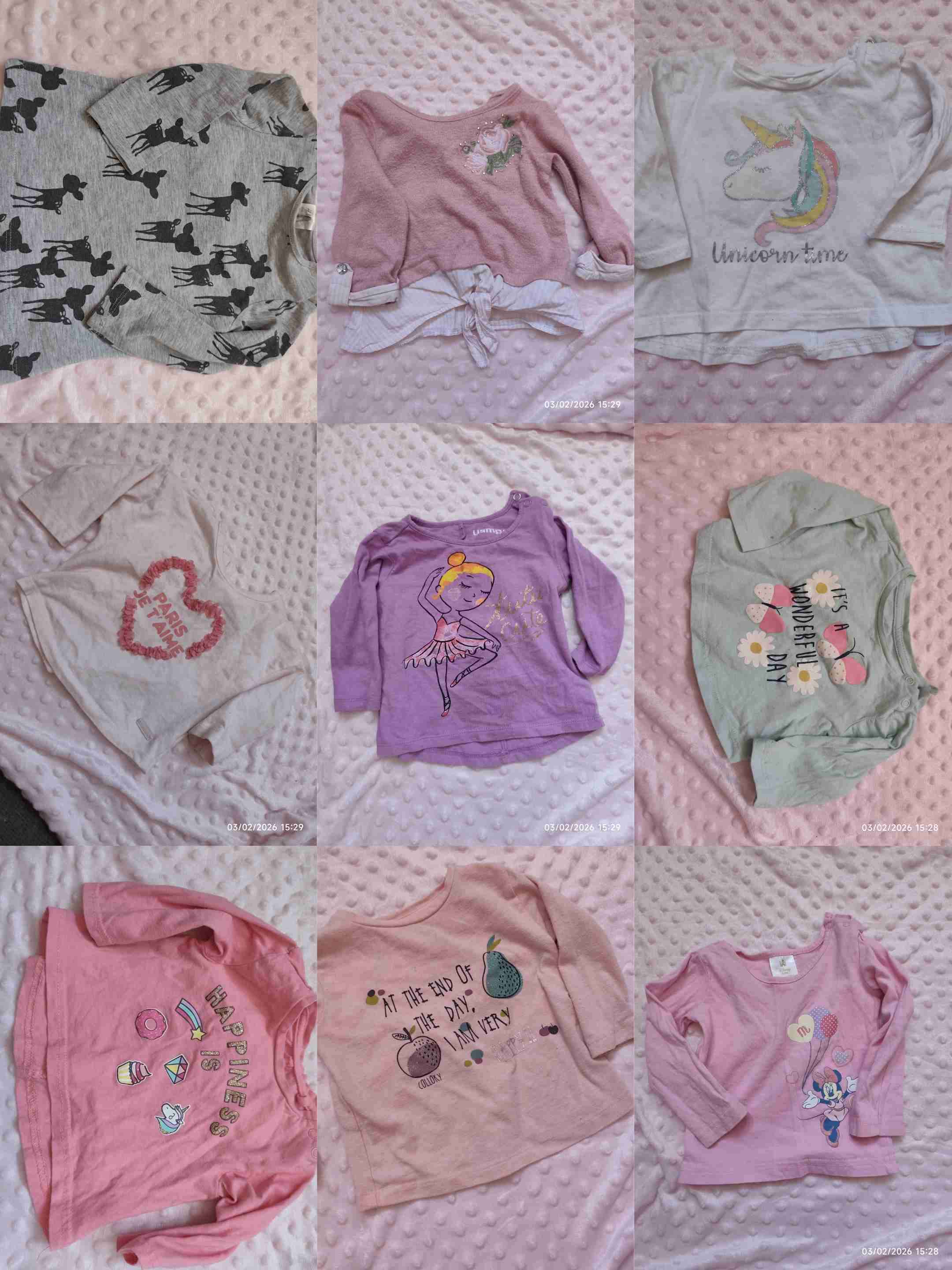 Ropa variada de bebé usada - miniatura 2