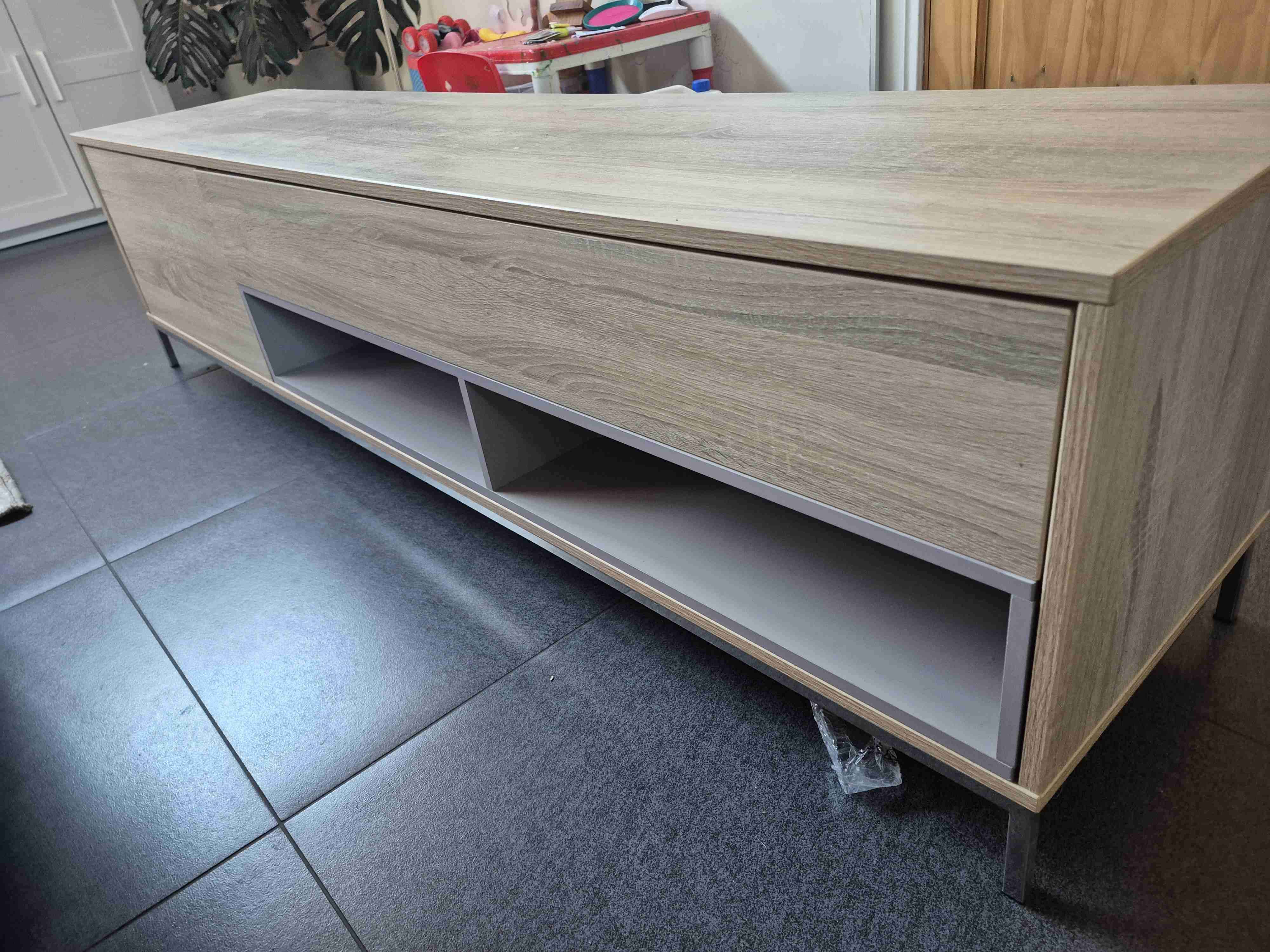 Mueble de TV madera clara - miniatura 1