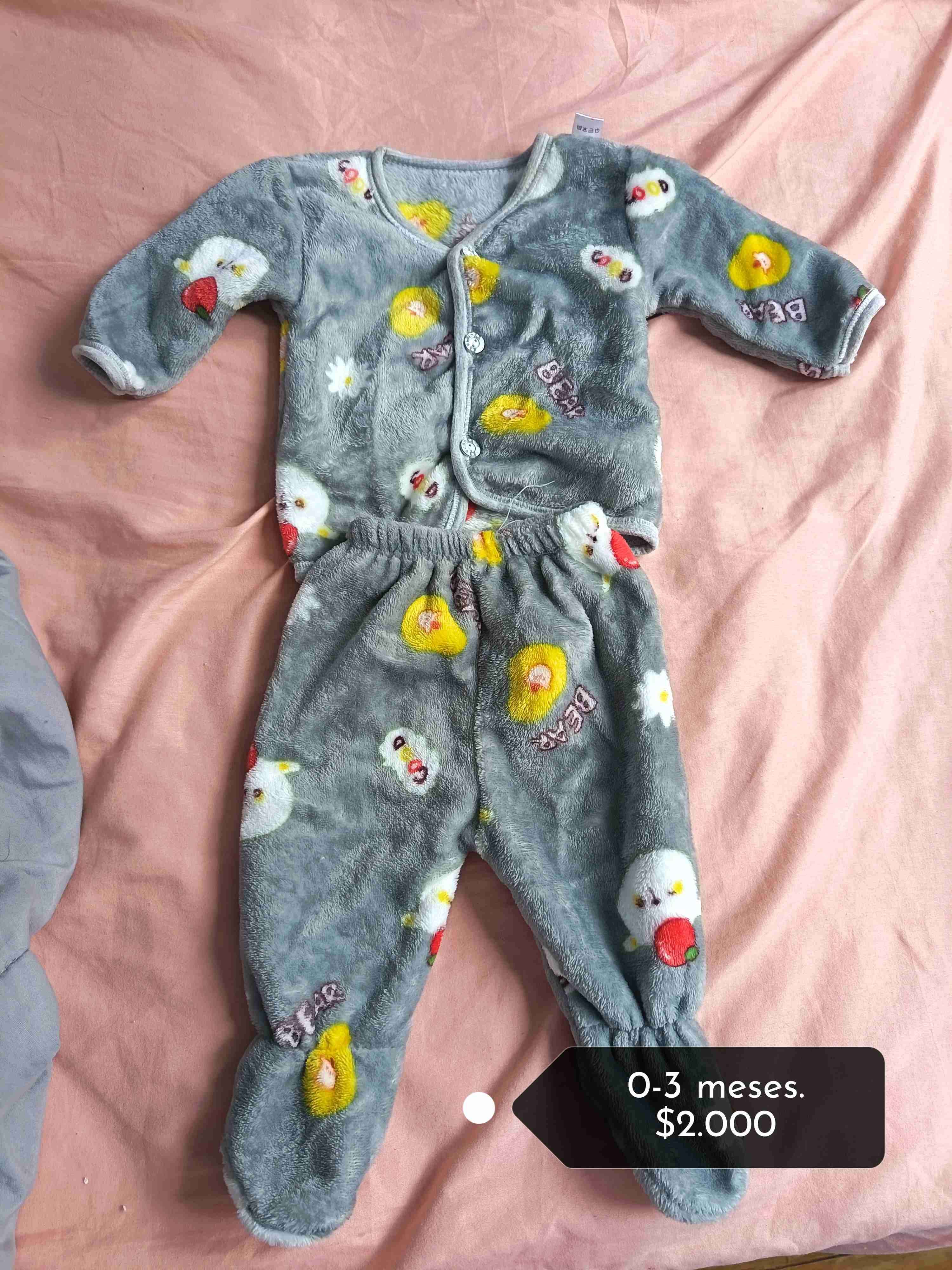 Conjunto bebé ositos gris - 6