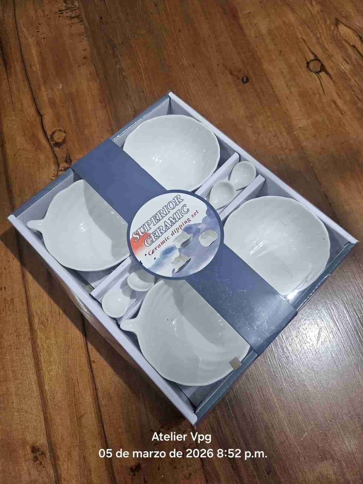 Set cerámico para salsas - 1