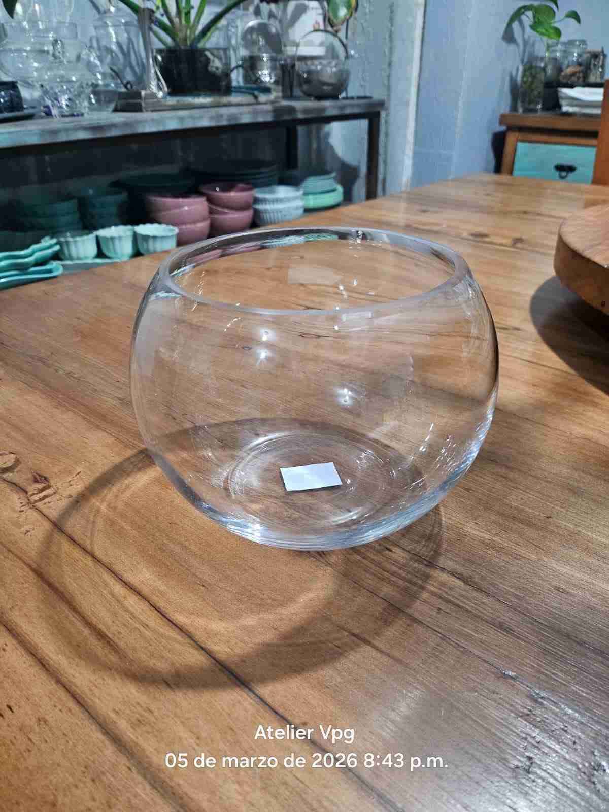 Florero vidrio transparente - miniatura 1