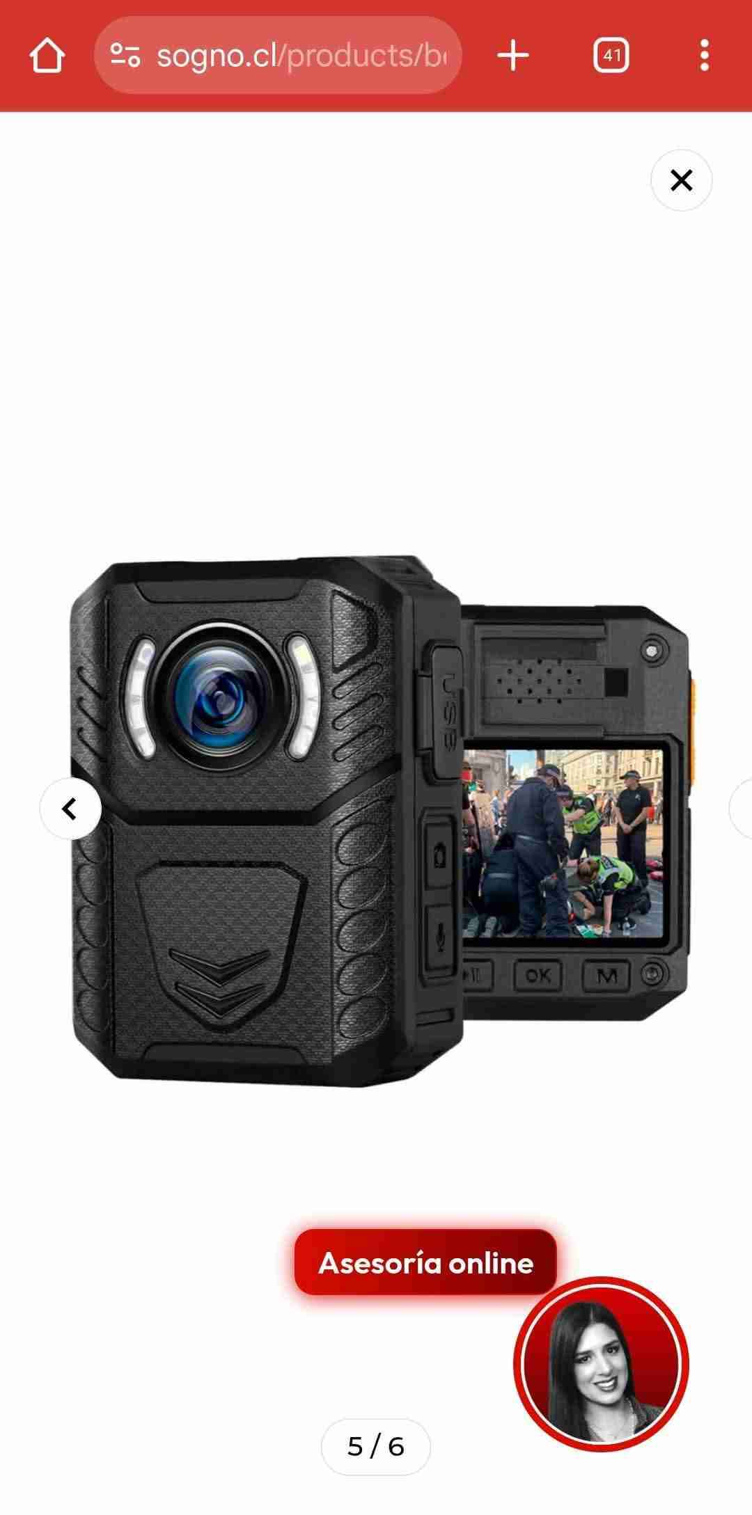 Cámara corporal con pantalla - miniatura 1