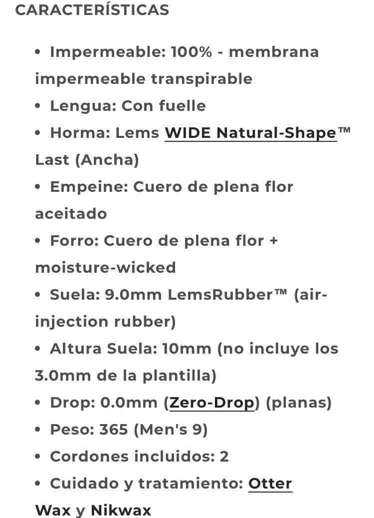 Botas Lems marrones unisex 36,5 - miniatura 5