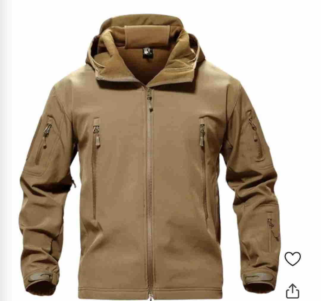 Chaqueta térmica color caqui - miniatura 1