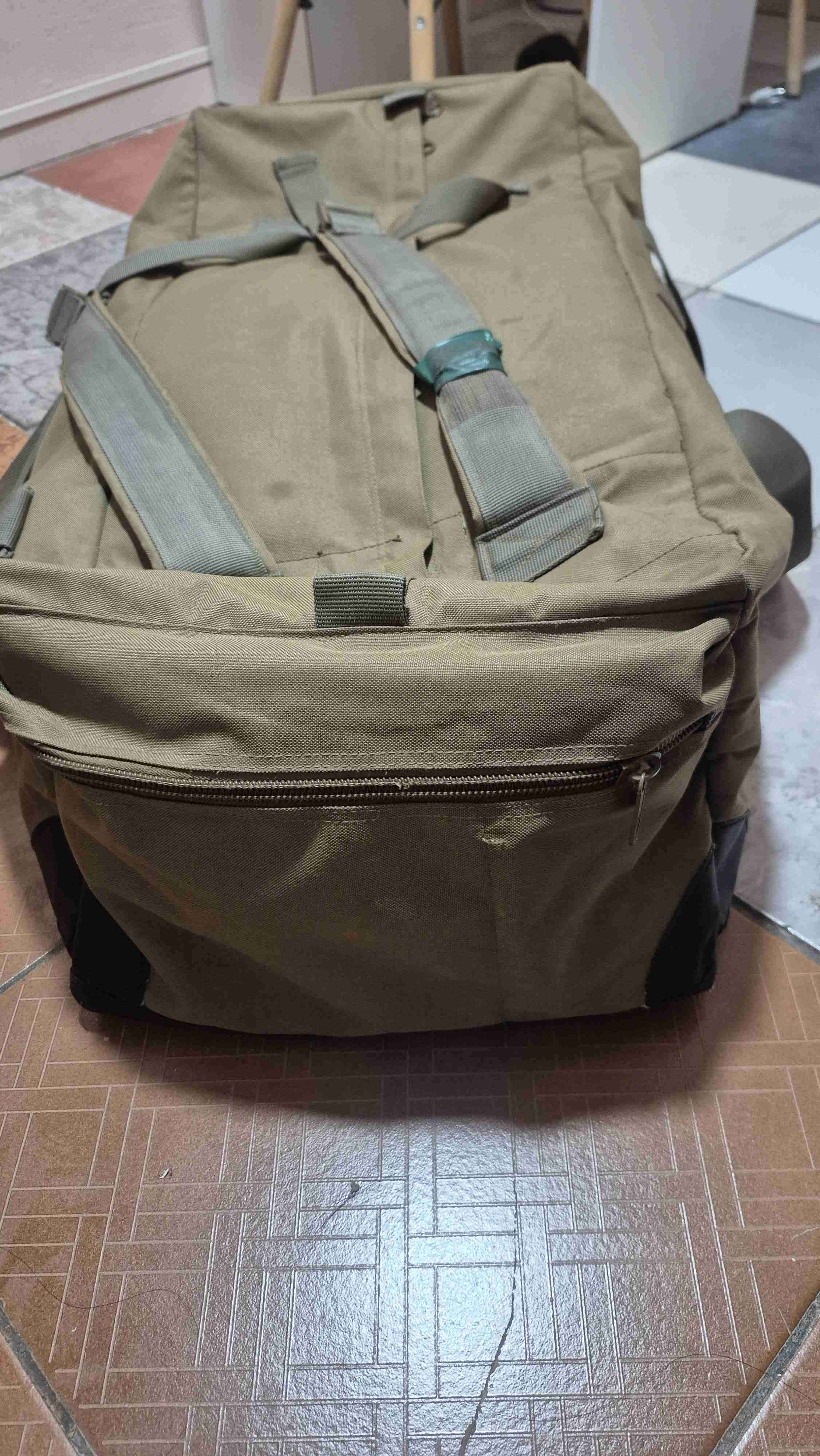 Bolso de viaje grande color marrón - miniatura 5