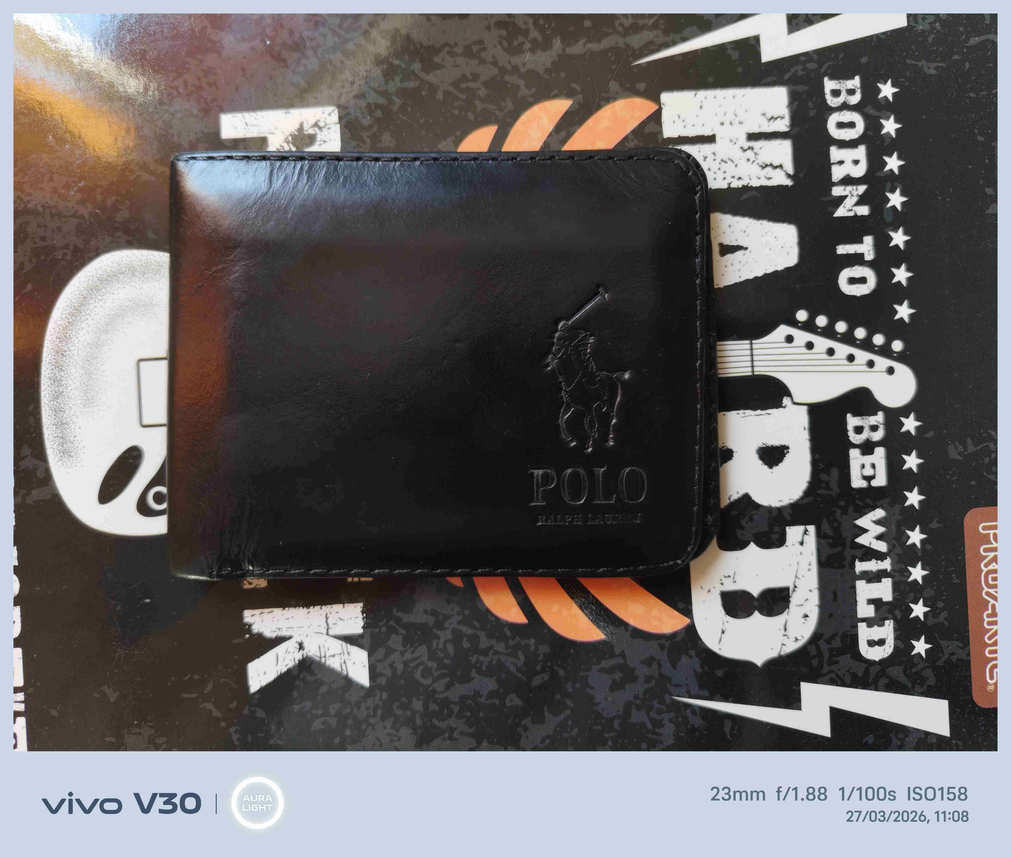 Billetera Polo Ralph Lauren negra - miniatura 1